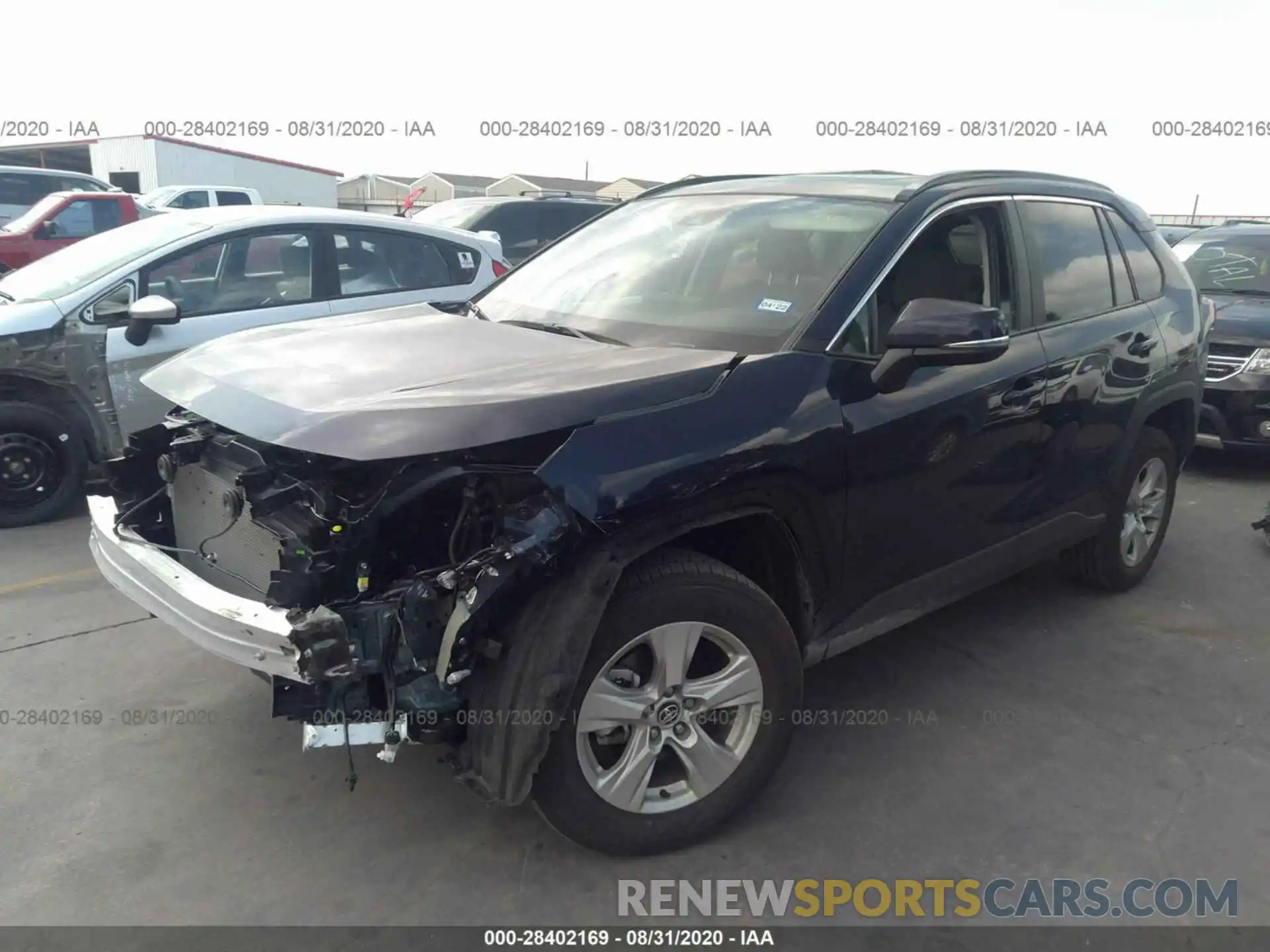 2 Photograph of a damaged car 2T3W1RFV6LW078085 TOYOTA RAV4 2020