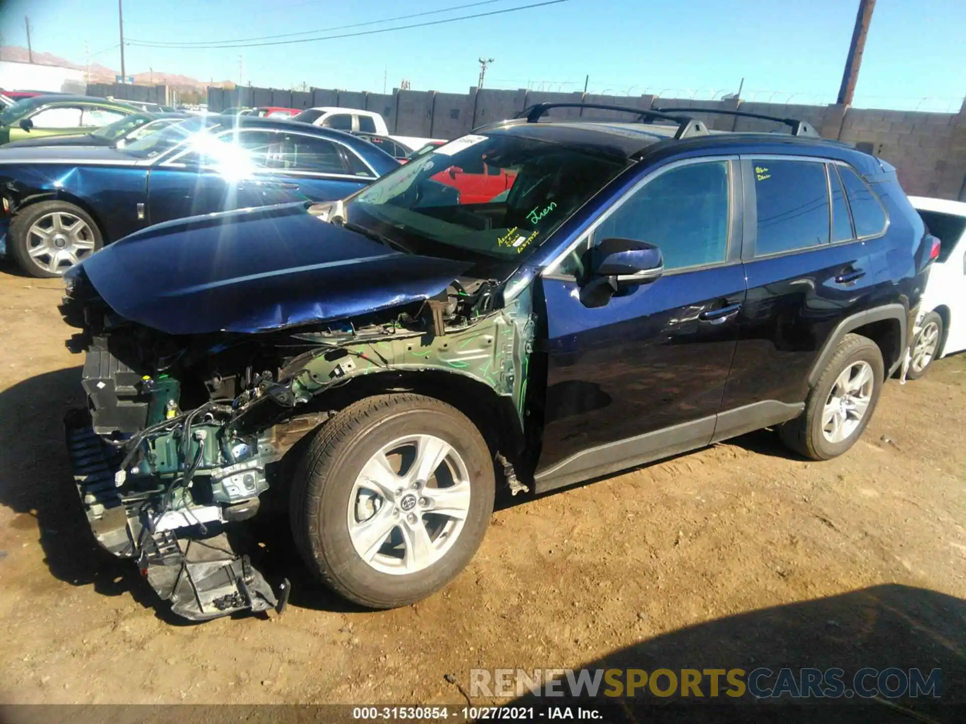 2 Photograph of a damaged car 2T3W1RFV6LW081133 TOYOTA RAV4 2020