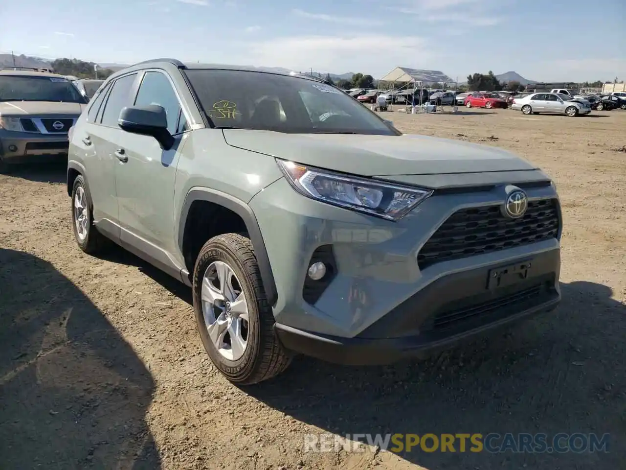 1 Photograph of a damaged car 2T3W1RFV6LW091631 TOYOTA RAV4 2020