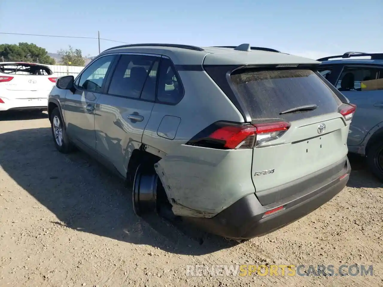 3 Photograph of a damaged car 2T3W1RFV6LW091631 TOYOTA RAV4 2020