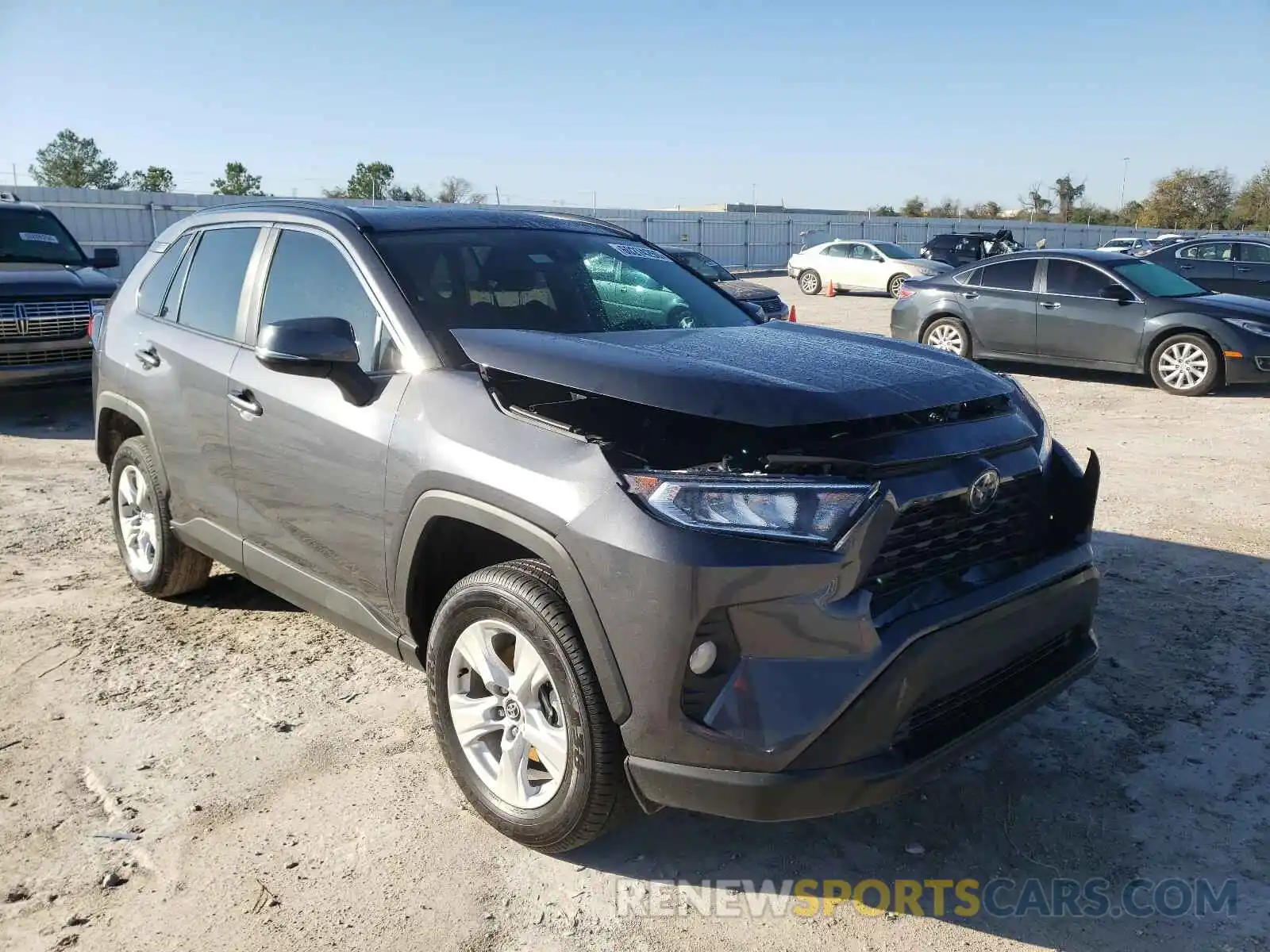 1 Photograph of a damaged car 2T3W1RFV6LW102305 TOYOTA RAV4 2020