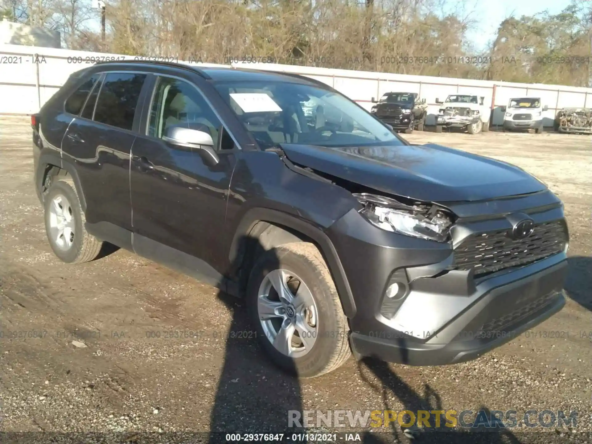 1 Photograph of a damaged car 2T3W1RFV7LC046182 TOYOTA RAV4 2020