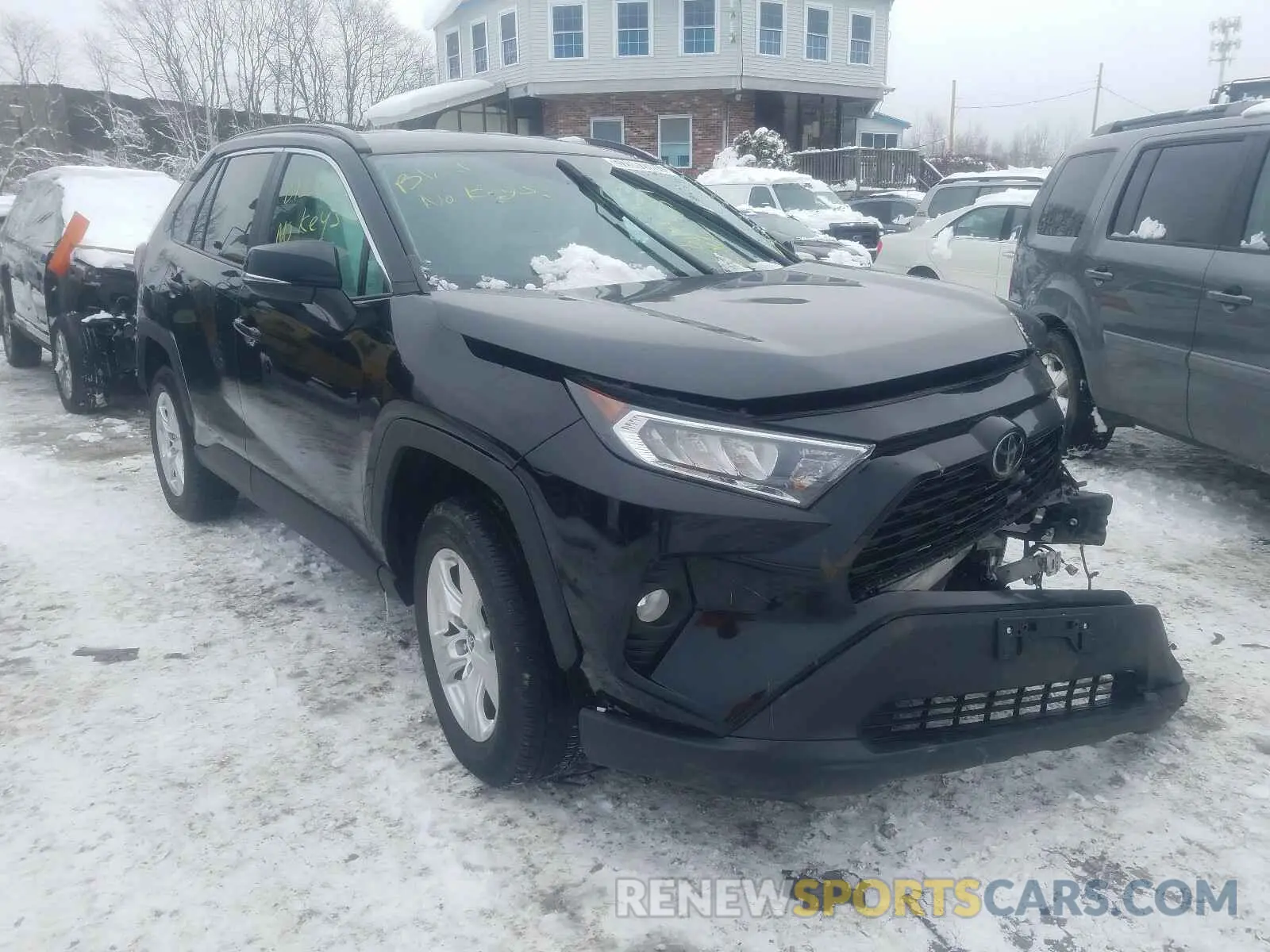 1 Photograph of a damaged car 2T3W1RFV7LC051060 TOYOTA RAV4 2020