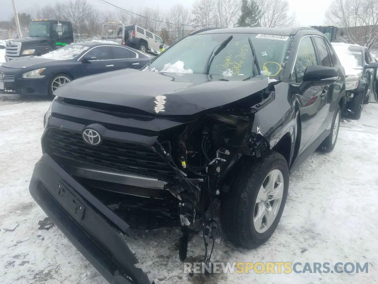 2 Photograph of a damaged car 2T3W1RFV7LC051060 TOYOTA RAV4 2020