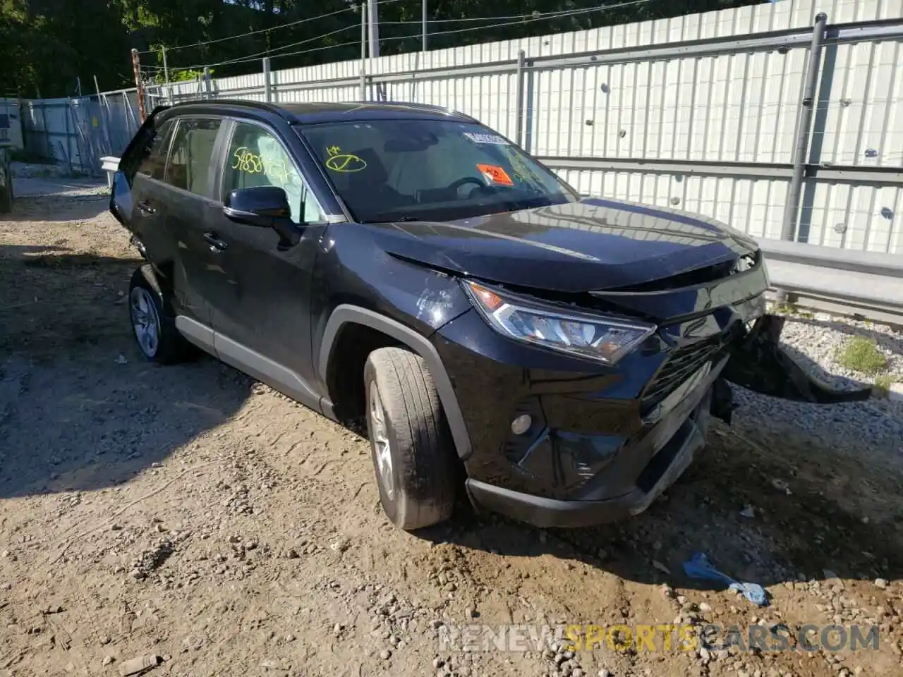 1 Photograph of a damaged car 2T3W1RFV7LC051964 TOYOTA RAV4 2020