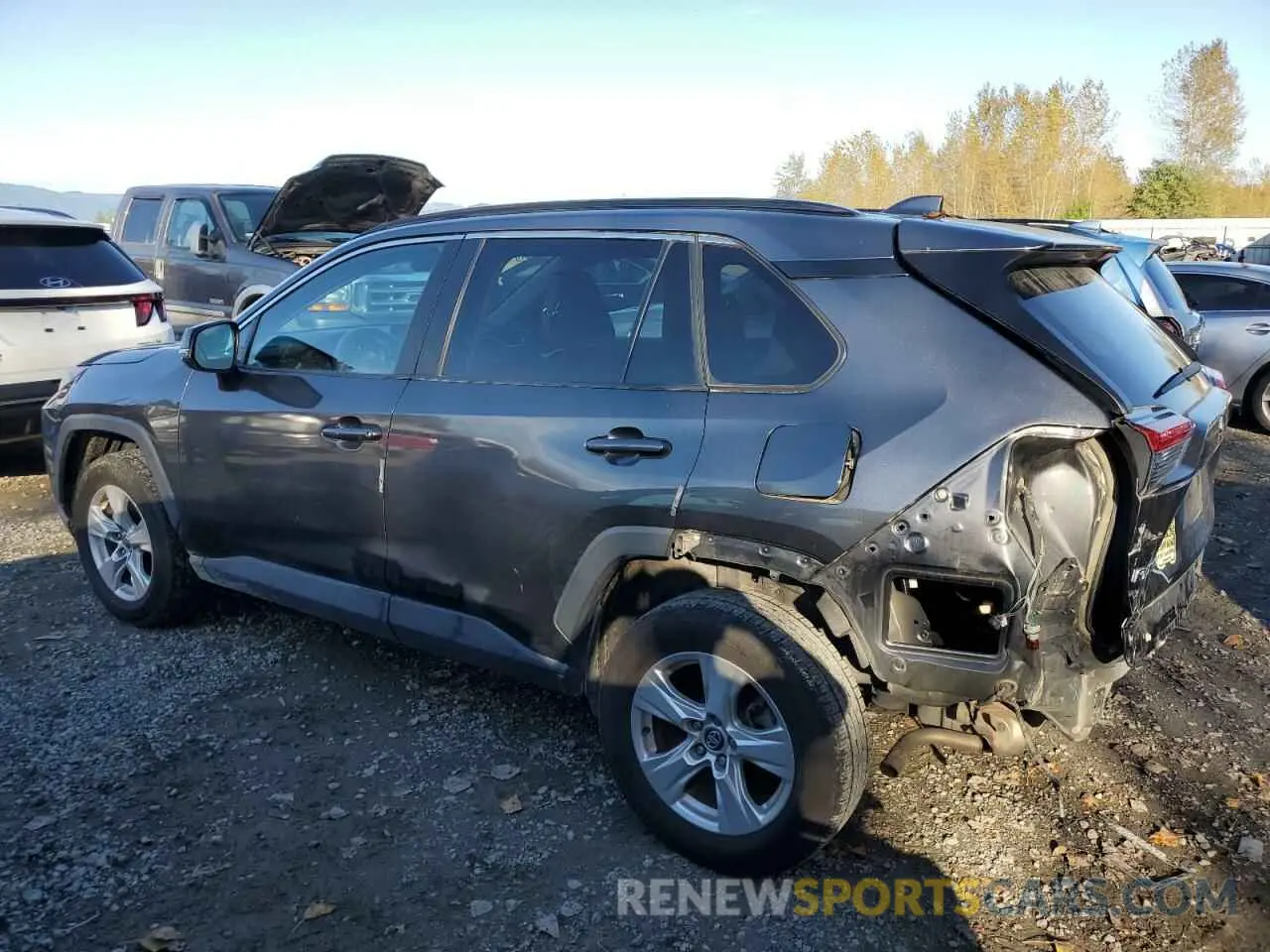 2 Photograph of a damaged car 2T3W1RFV7LC053486 TOYOTA RAV4 2020