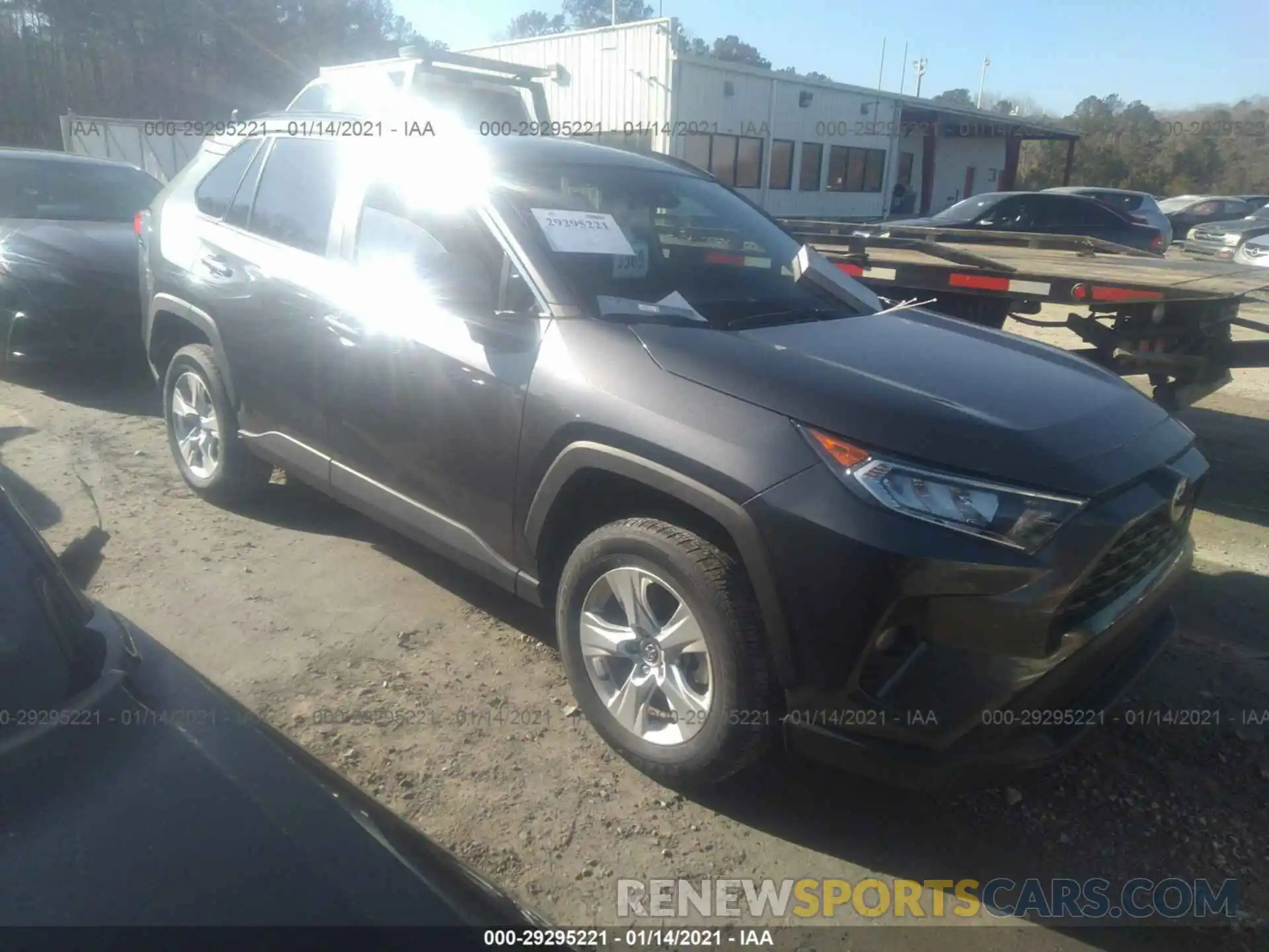 1 Photograph of a damaged car 2T3W1RFV7LC053679 TOYOTA RAV4 2020