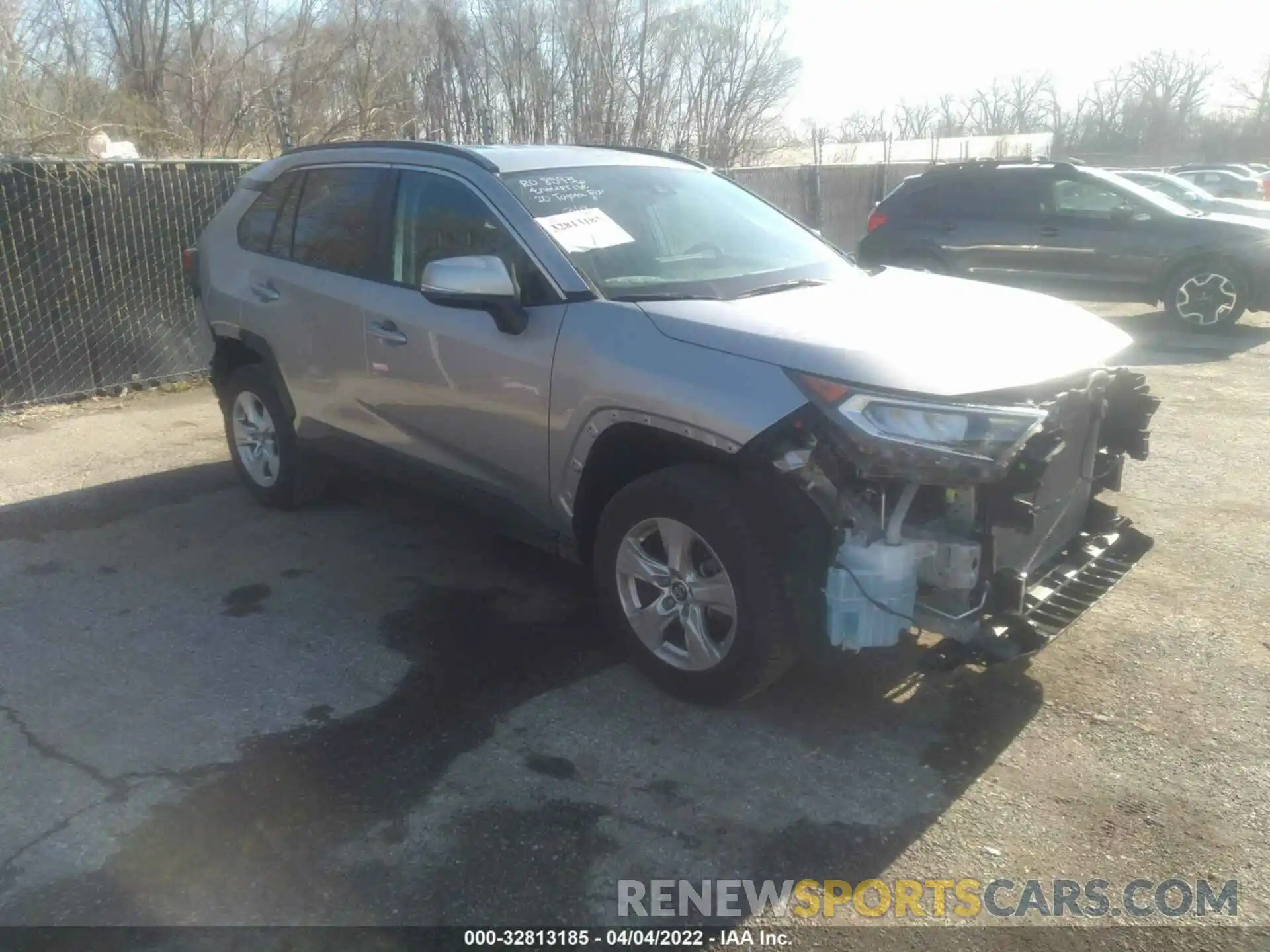 1 Photograph of a damaged car 2T3W1RFV7LC055383 TOYOTA RAV4 2020