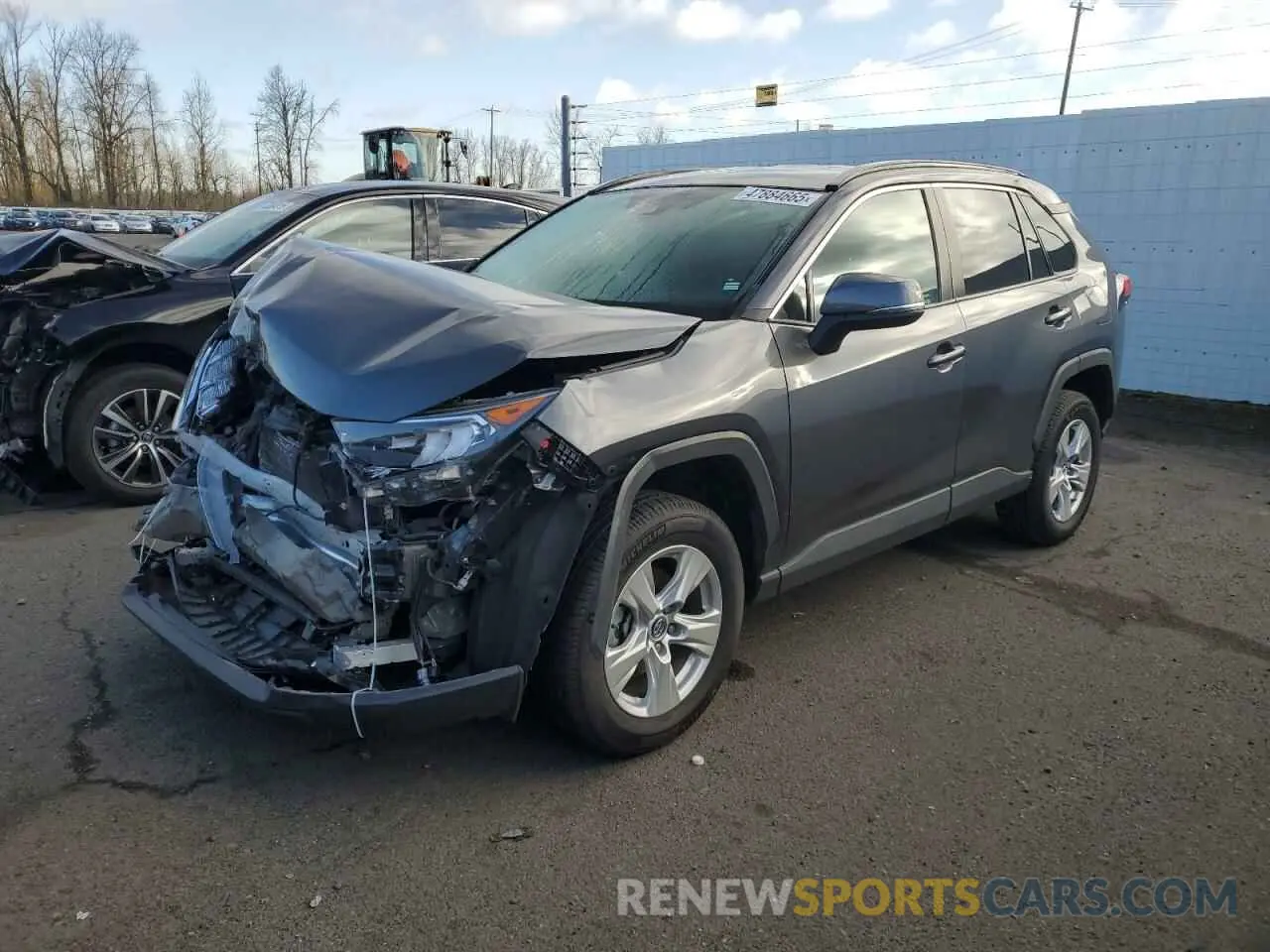 1 Photograph of a damaged car 2T3W1RFV7LC056372 TOYOTA RAV4 2020