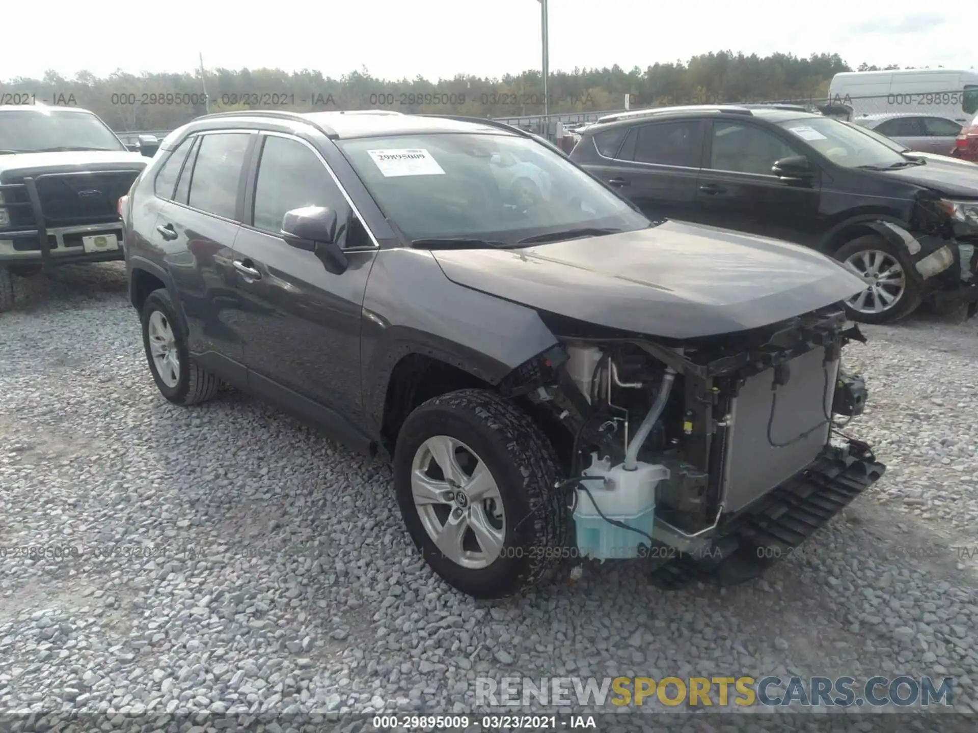 1 Photograph of a damaged car 2T3W1RFV7LC076069 TOYOTA RAV4 2020