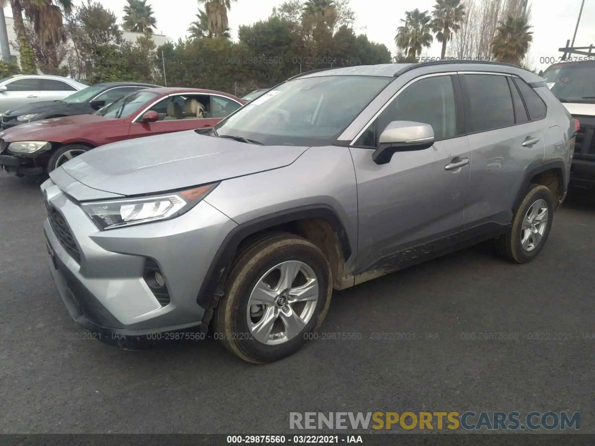 2 Photograph of a damaged car 2T3W1RFV7LC079165 TOYOTA RAV4 2020