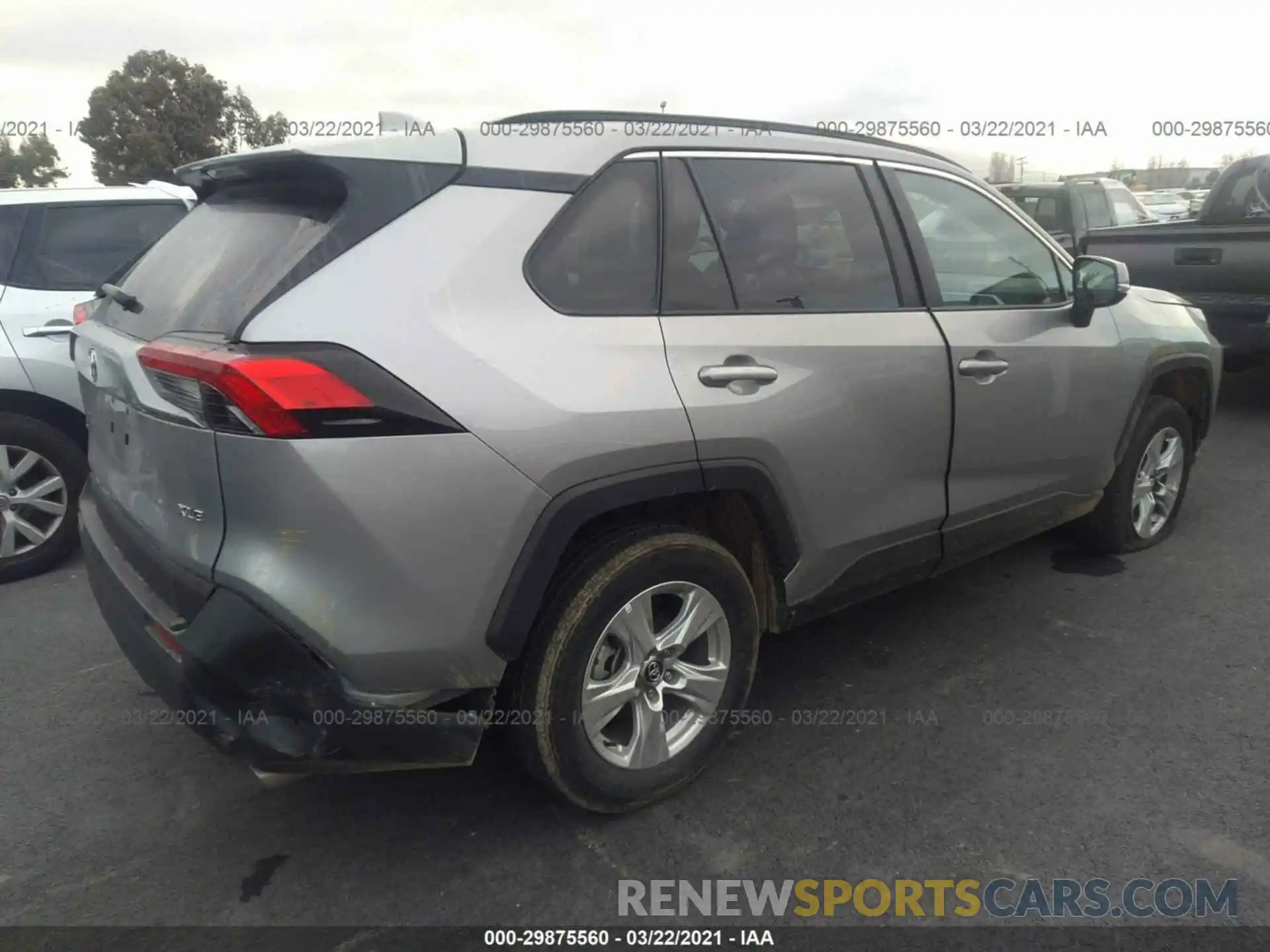 4 Photograph of a damaged car 2T3W1RFV7LC079165 TOYOTA RAV4 2020