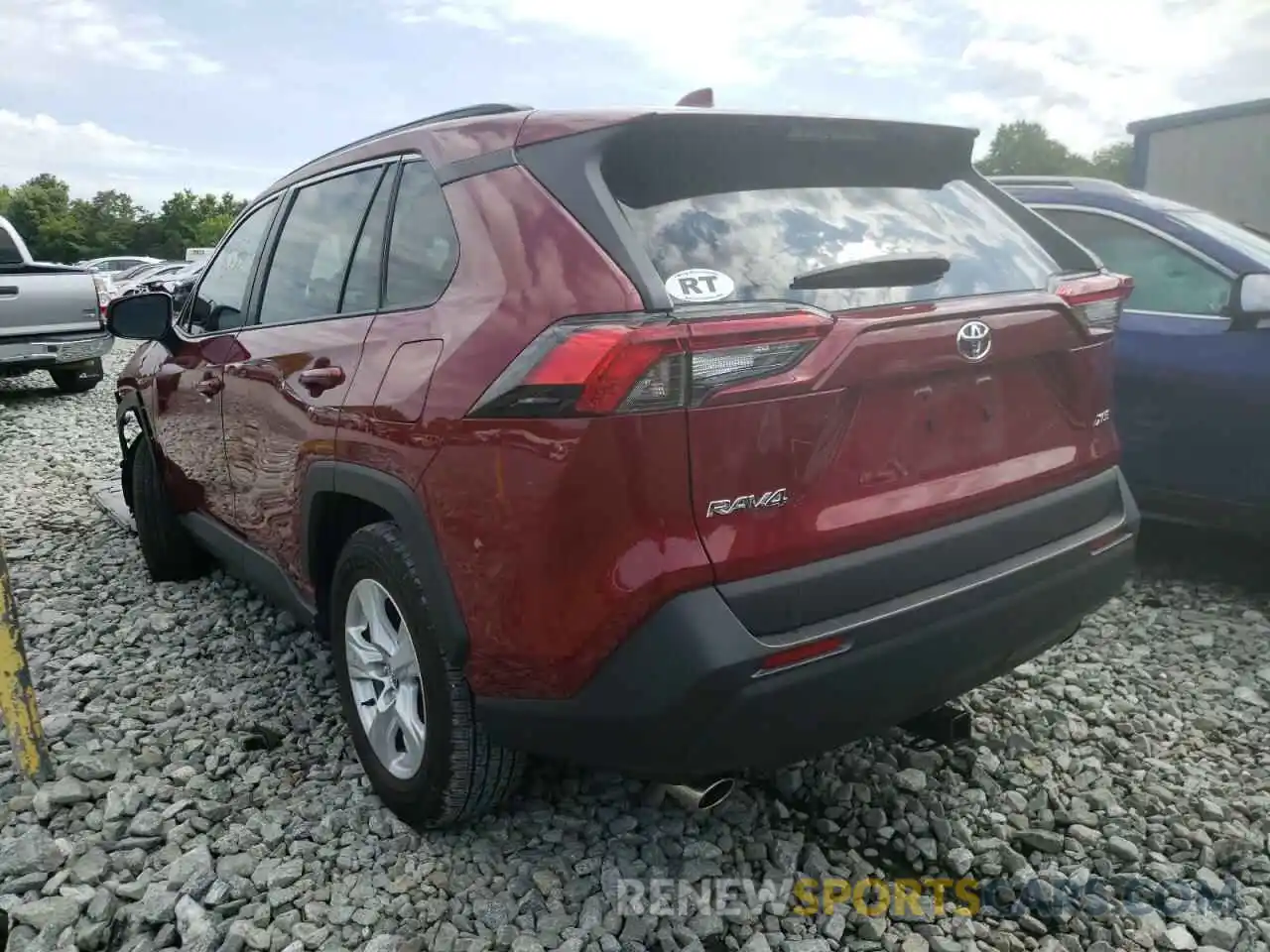 3 Photograph of a damaged car 2T3W1RFV7LC083281 TOYOTA RAV4 2020