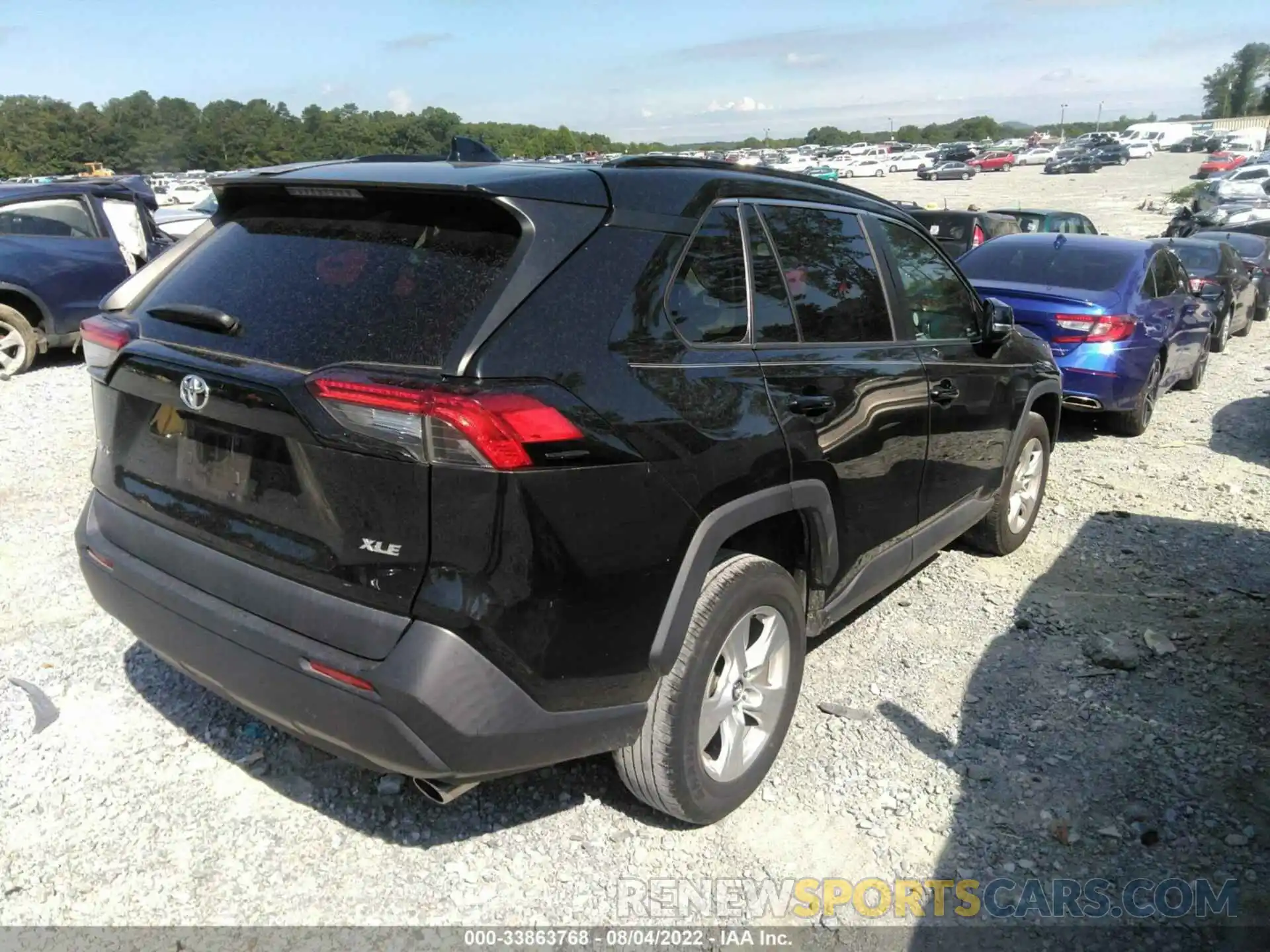 4 Photograph of a damaged car 2T3W1RFV7LW059321 TOYOTA RAV4 2020