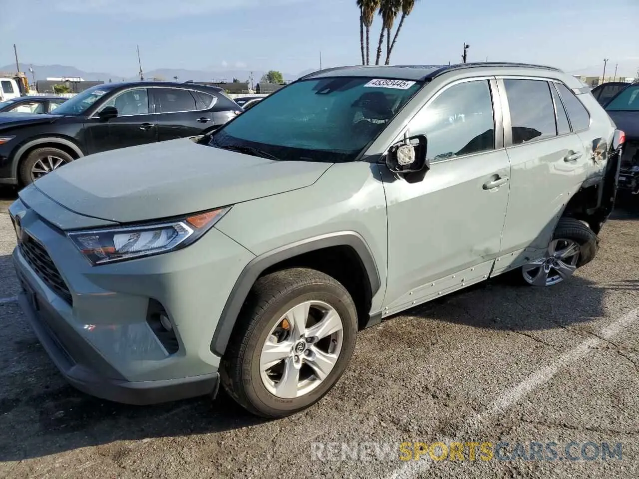1 Photograph of a damaged car 2T3W1RFV7LW074420 TOYOTA RAV4 2020