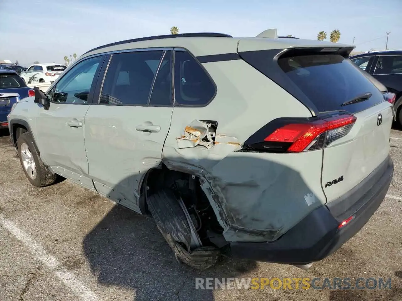 2 Photograph of a damaged car 2T3W1RFV7LW074420 TOYOTA RAV4 2020