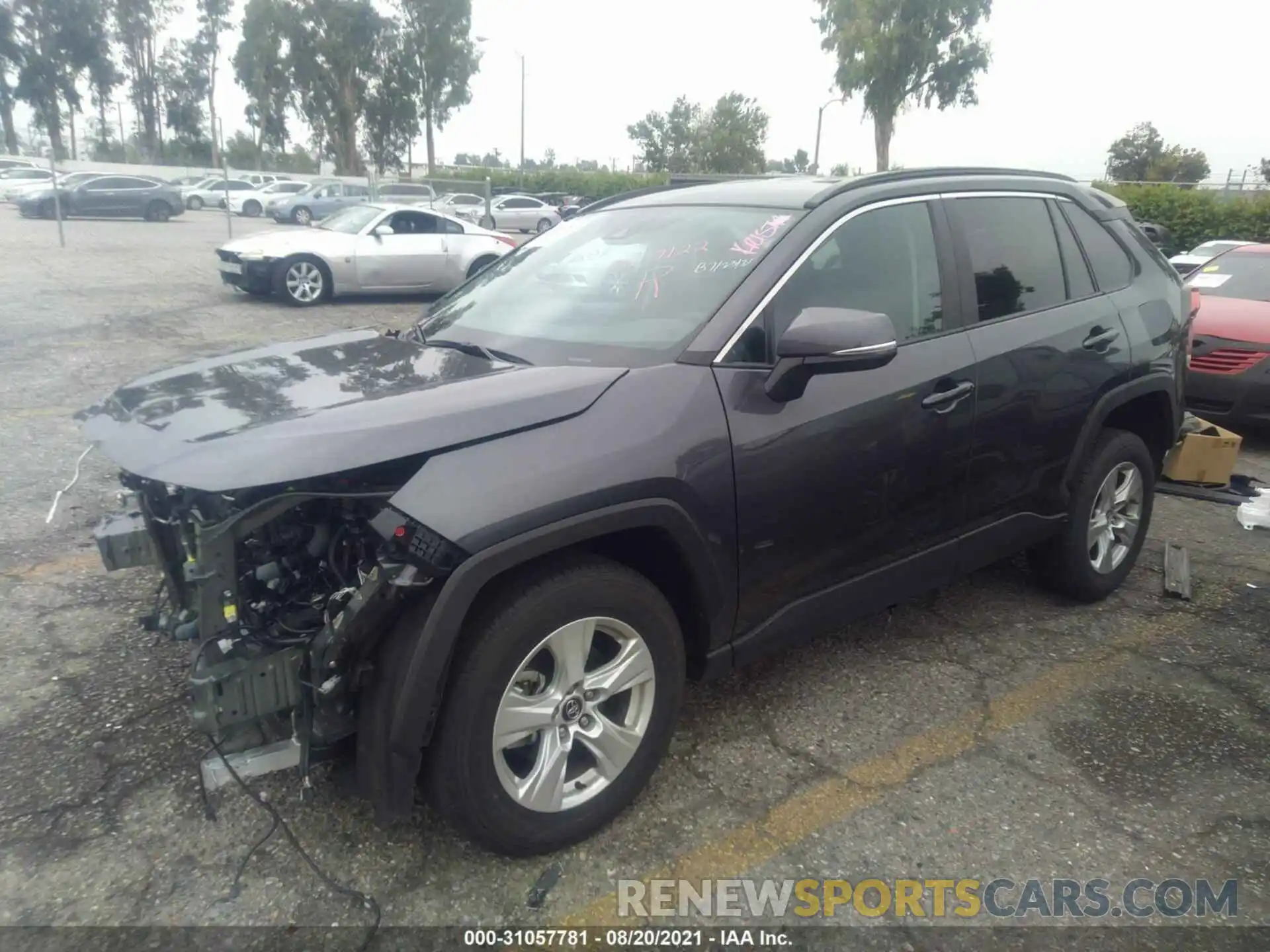 2 Photograph of a damaged car 2T3W1RFV7LW077088 TOYOTA RAV4 2020