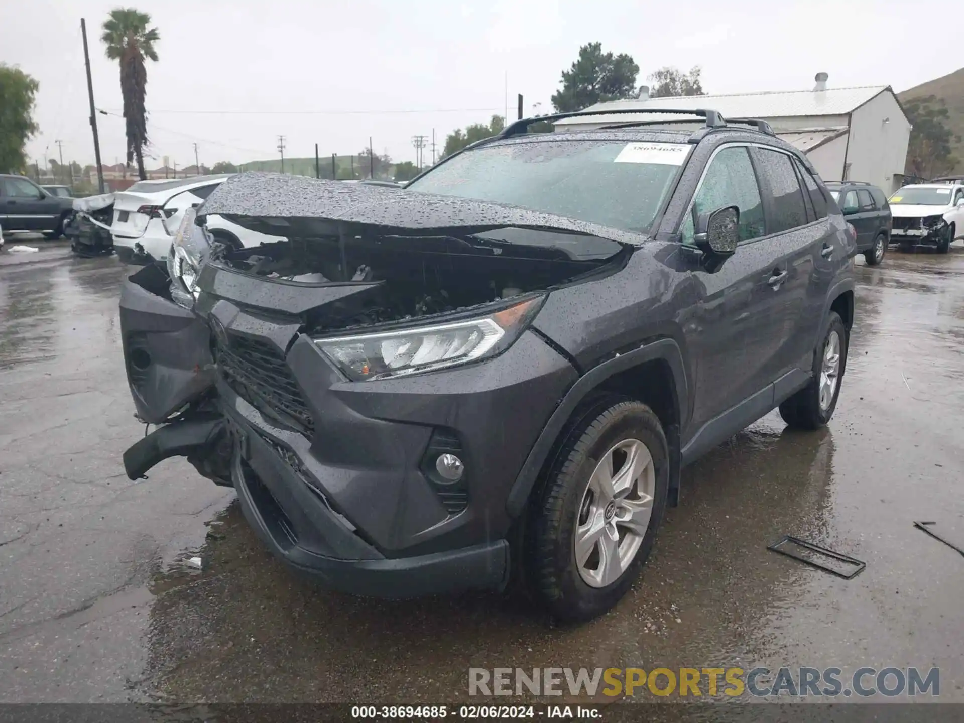 2 Photograph of a damaged car 2T3W1RFV7LW077186 TOYOTA RAV4 2020