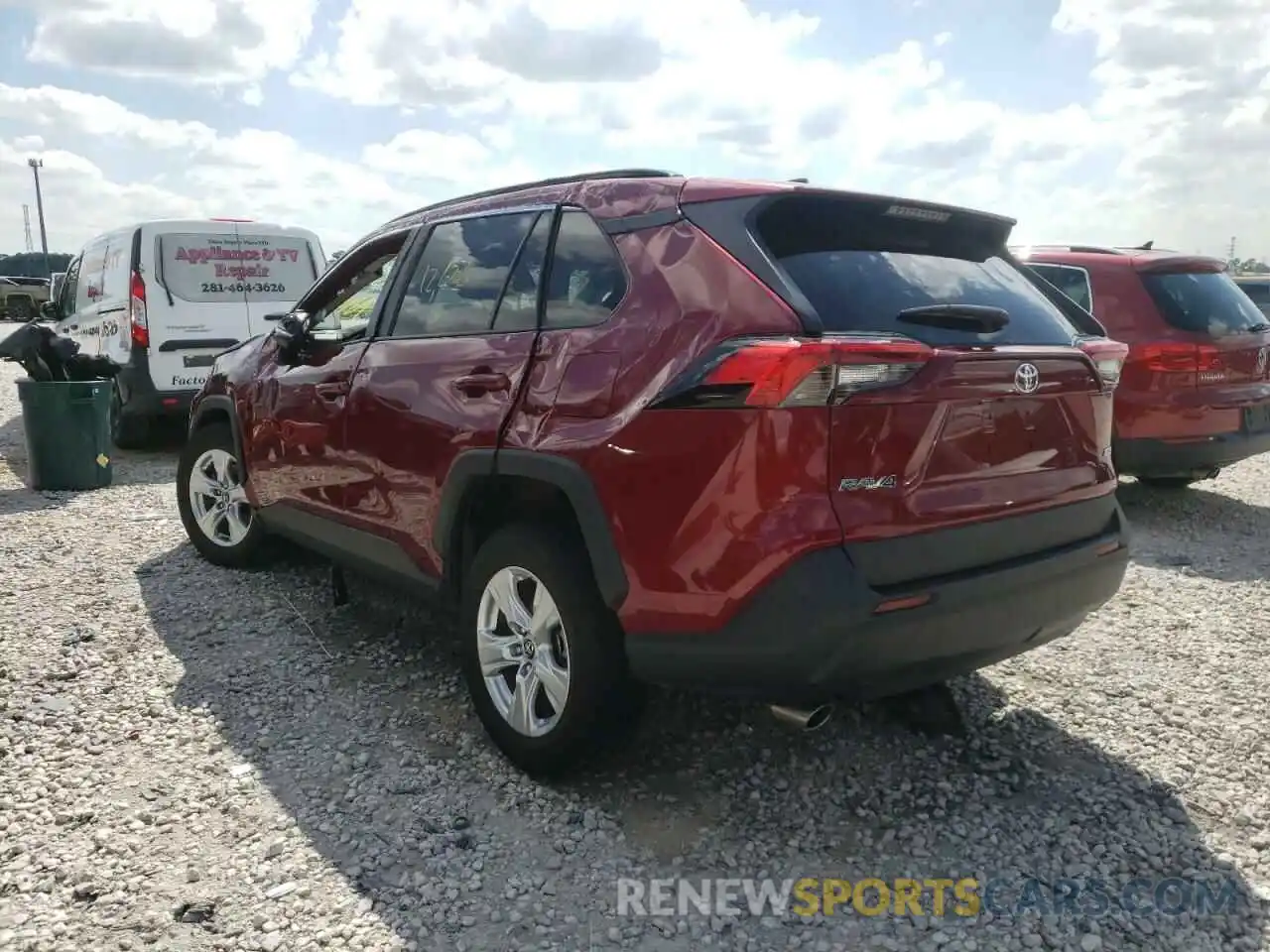 3 Photograph of a damaged car 2T3W1RFV7LW084851 TOYOTA RAV4 2020