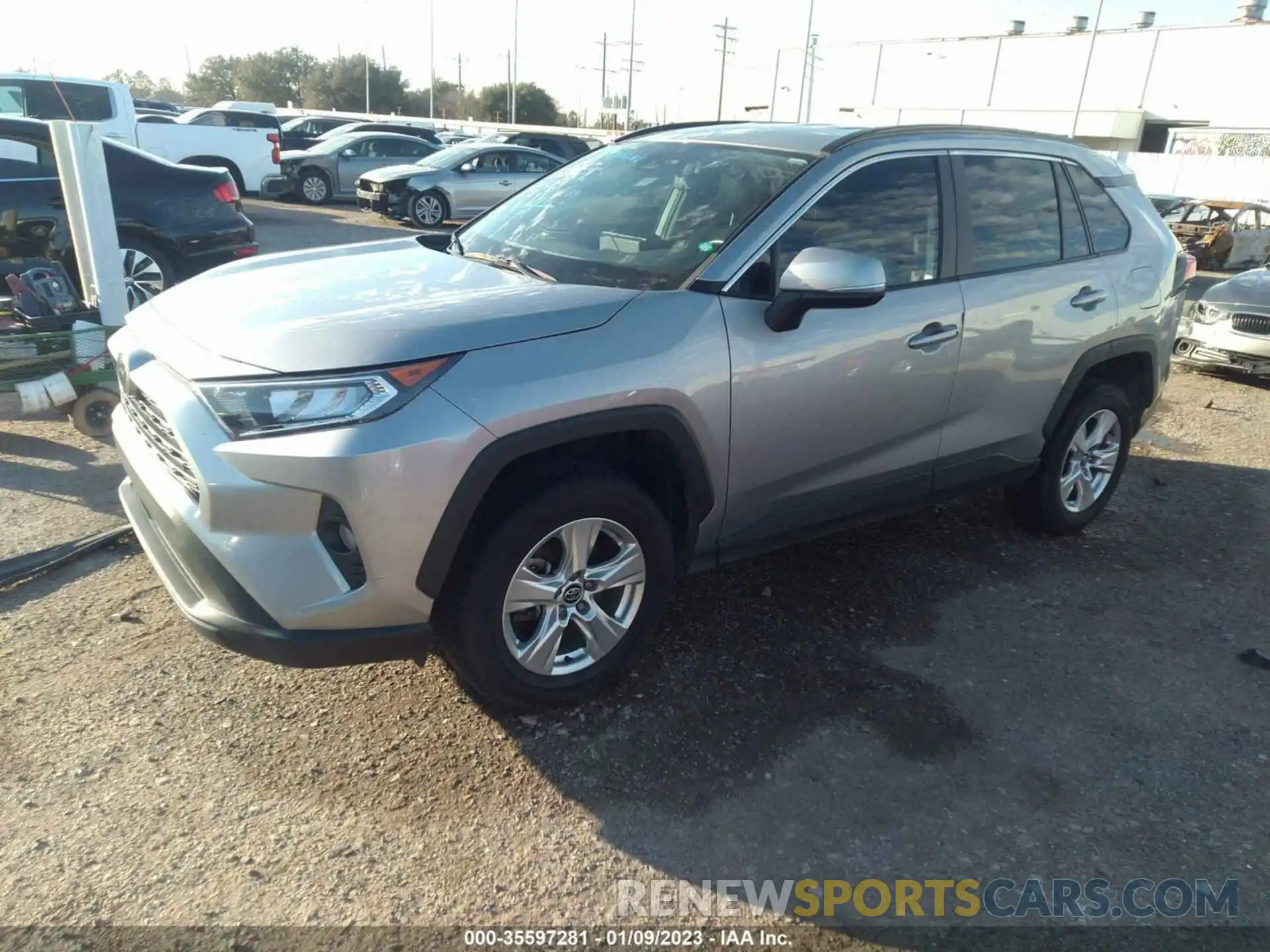 2 Photograph of a damaged car 2T3W1RFV8LC046191 TOYOTA RAV4 2020