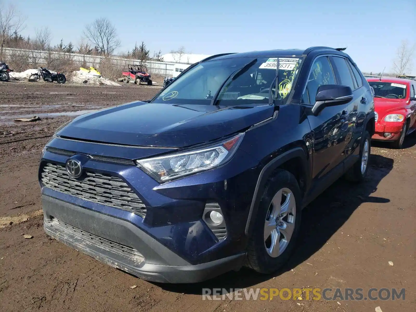 2 Photograph of a damaged car 2T3W1RFV8LC046529 TOYOTA RAV4 2020