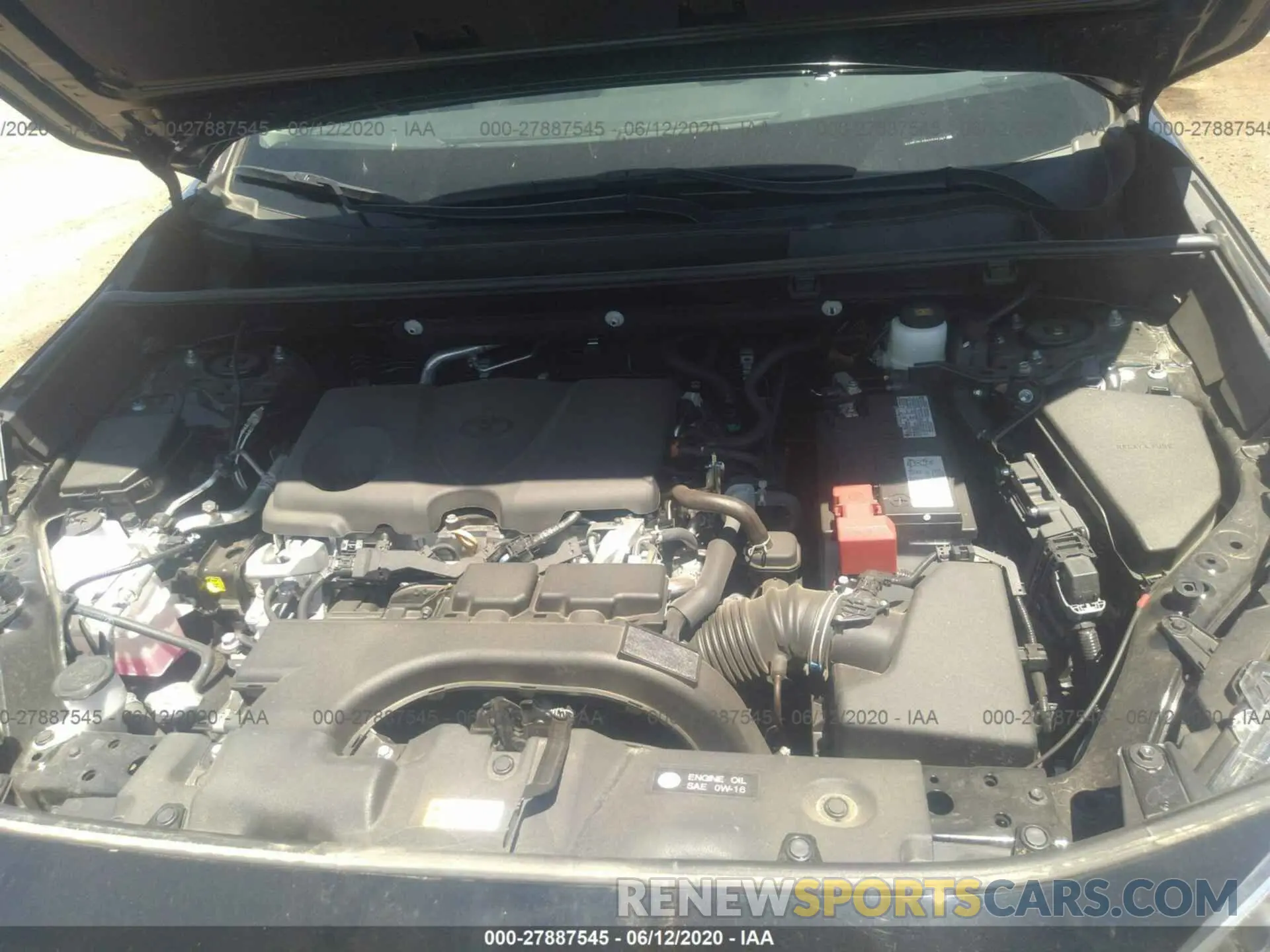 10 Photograph of a damaged car 2T3W1RFV8LC052122 TOYOTA RAV4 2020