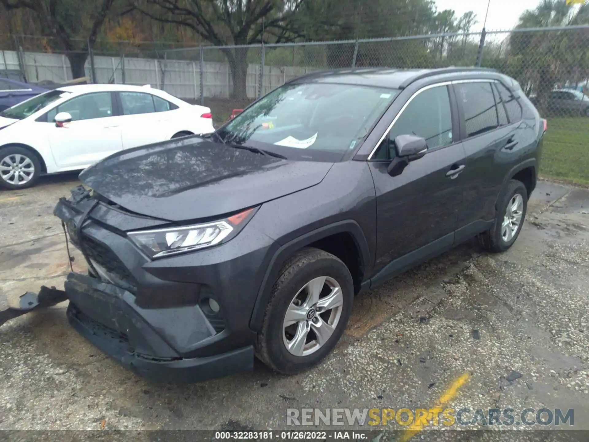 2 Photograph of a damaged car 2T3W1RFV8LC054565 TOYOTA RAV4 2020