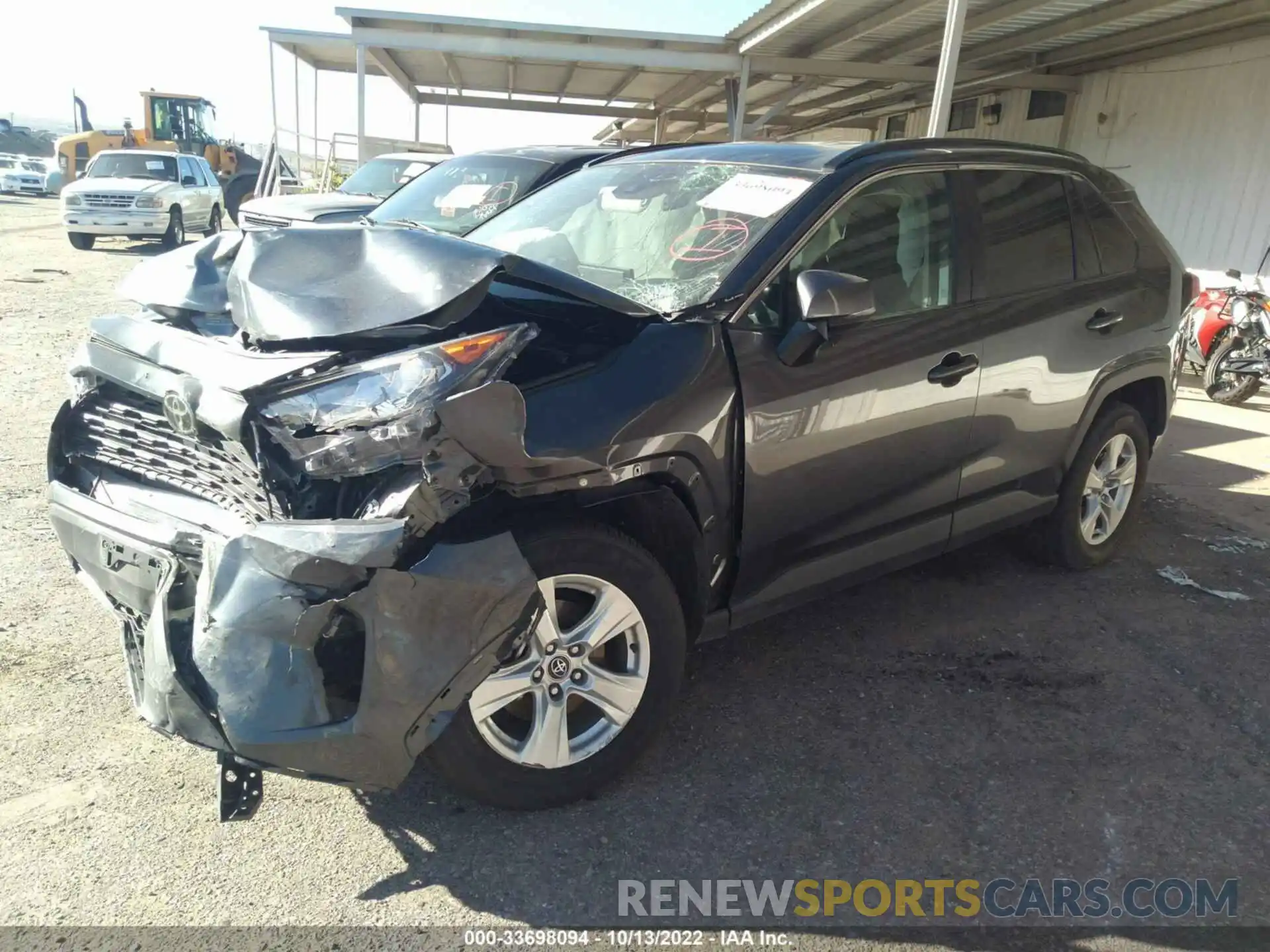 2 Photograph of a damaged car 2T3W1RFV8LC057241 TOYOTA RAV4 2020