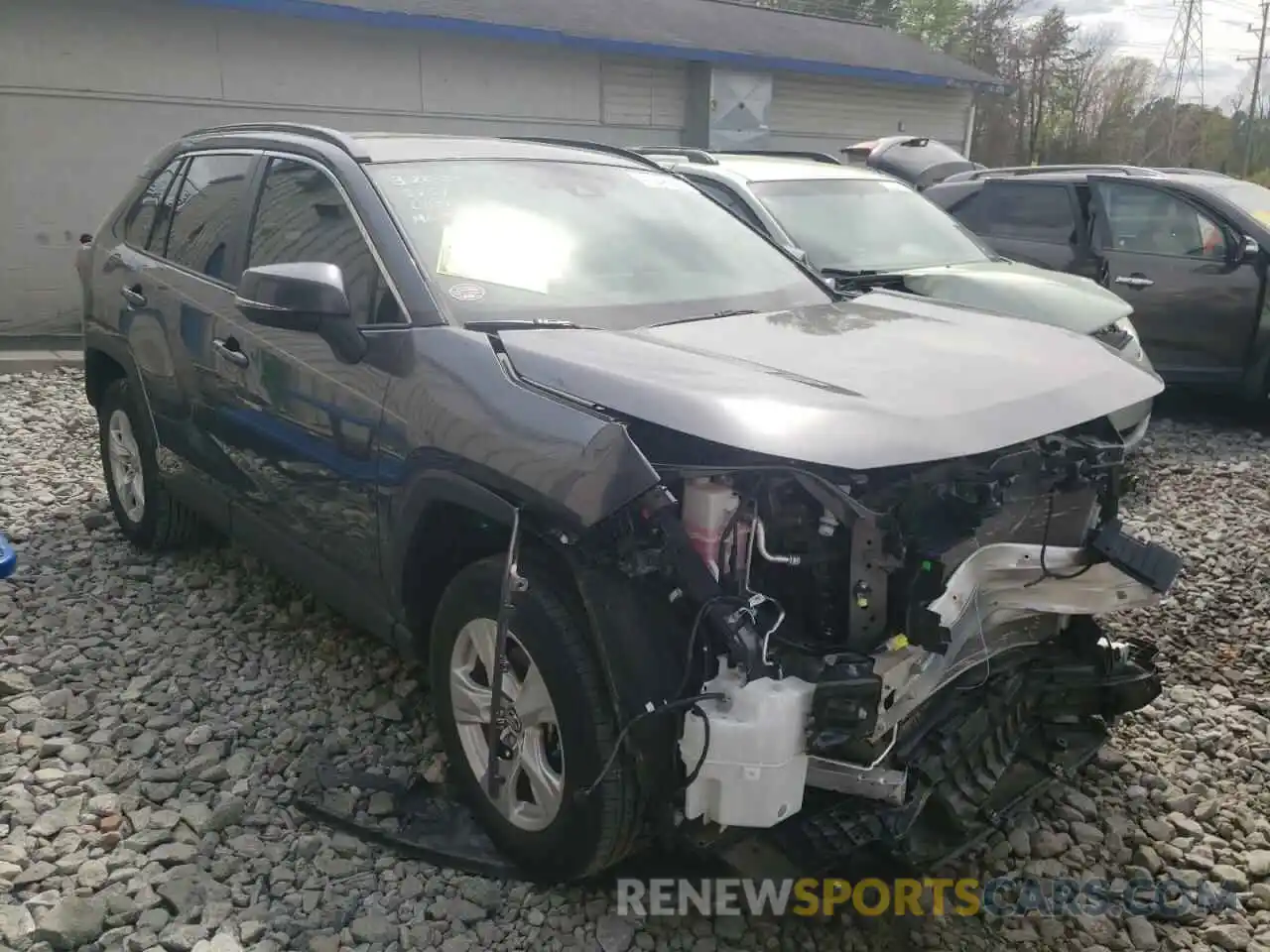 1 Photograph of a damaged car 2T3W1RFV8LC057966 TOYOTA RAV4 2020