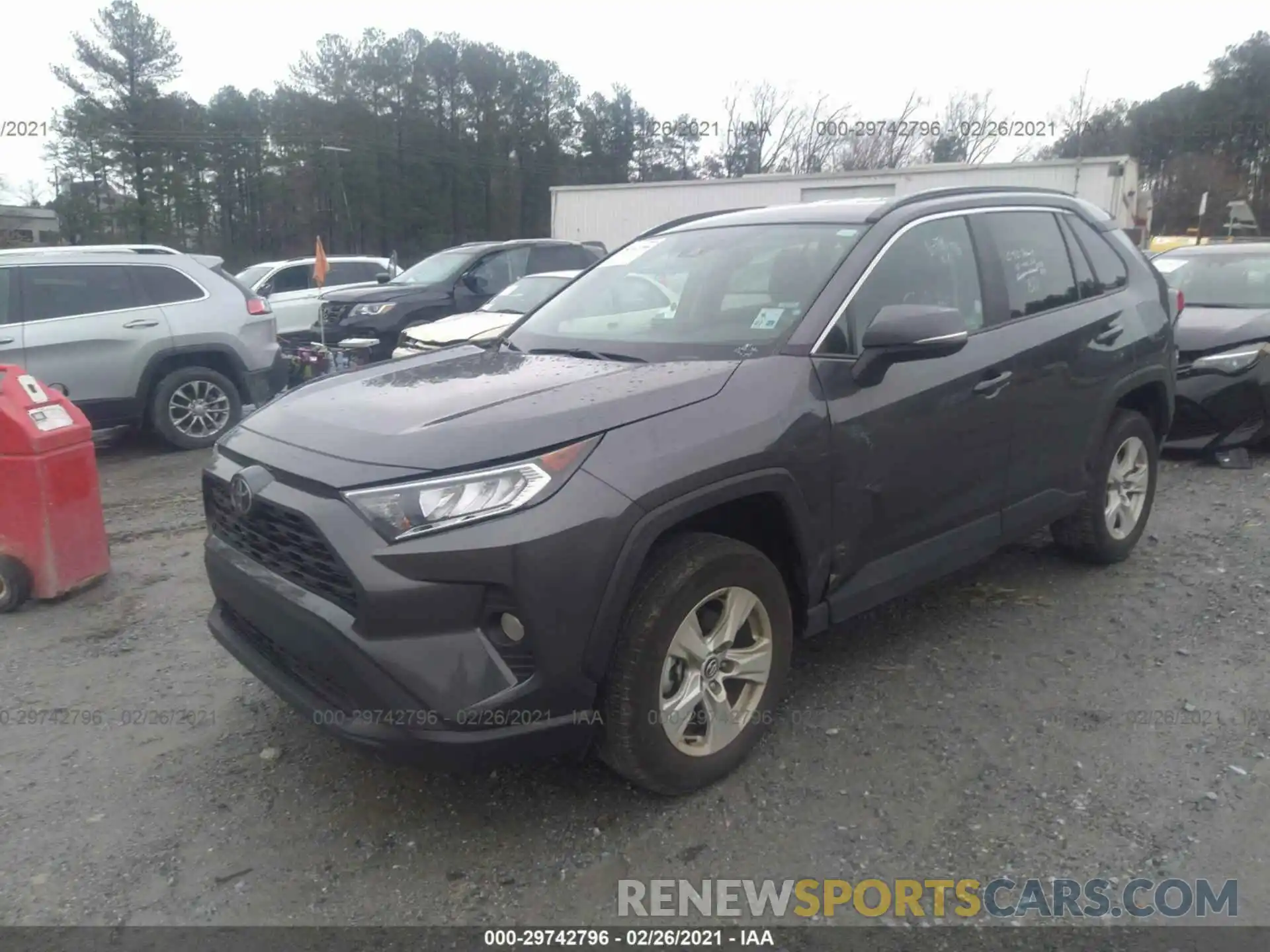 2 Photograph of a damaged car 2T3W1RFV8LC058602 TOYOTA RAV4 2020