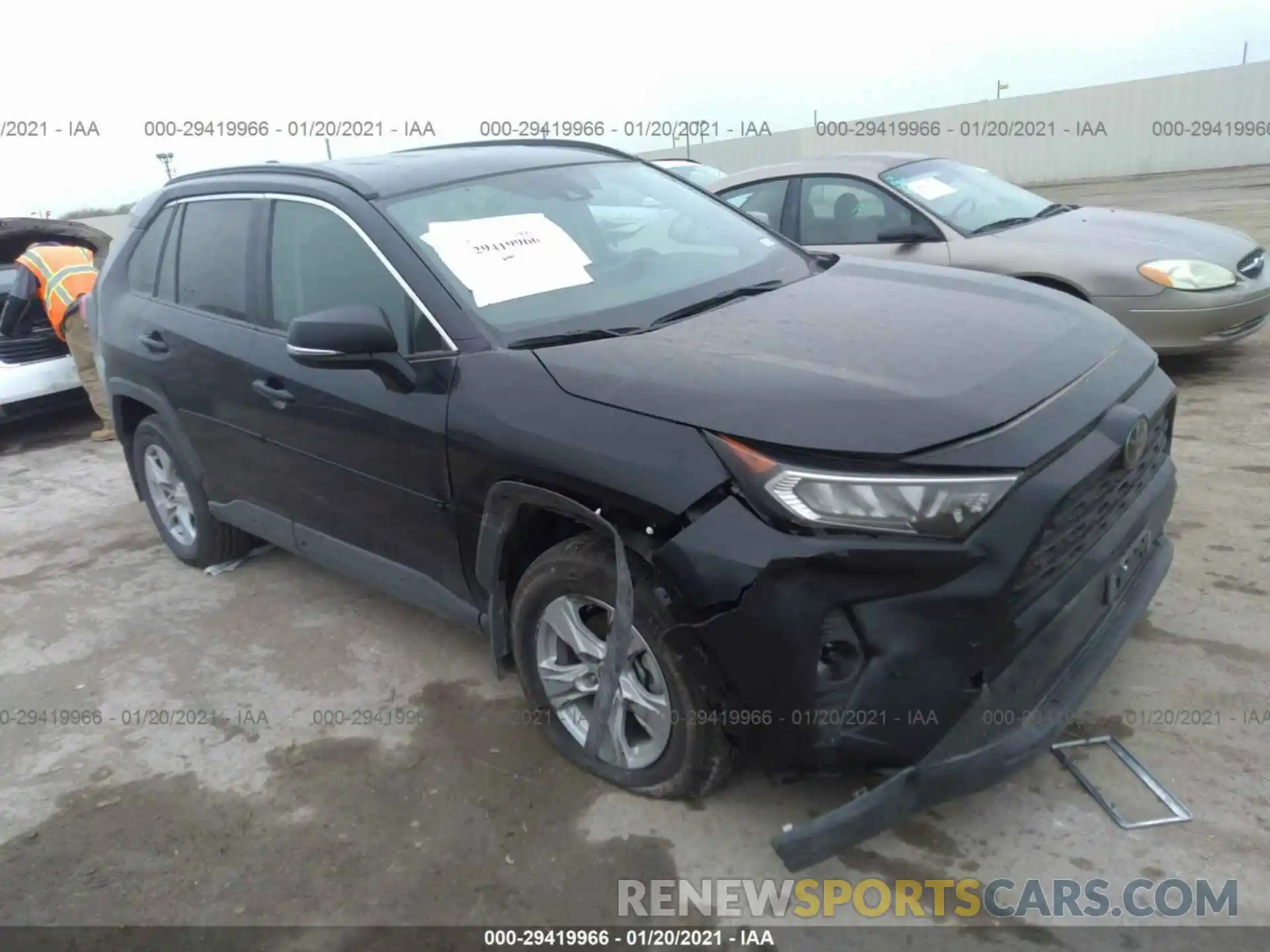 1 Photograph of a damaged car 2T3W1RFV8LC063119 TOYOTA RAV4 2020