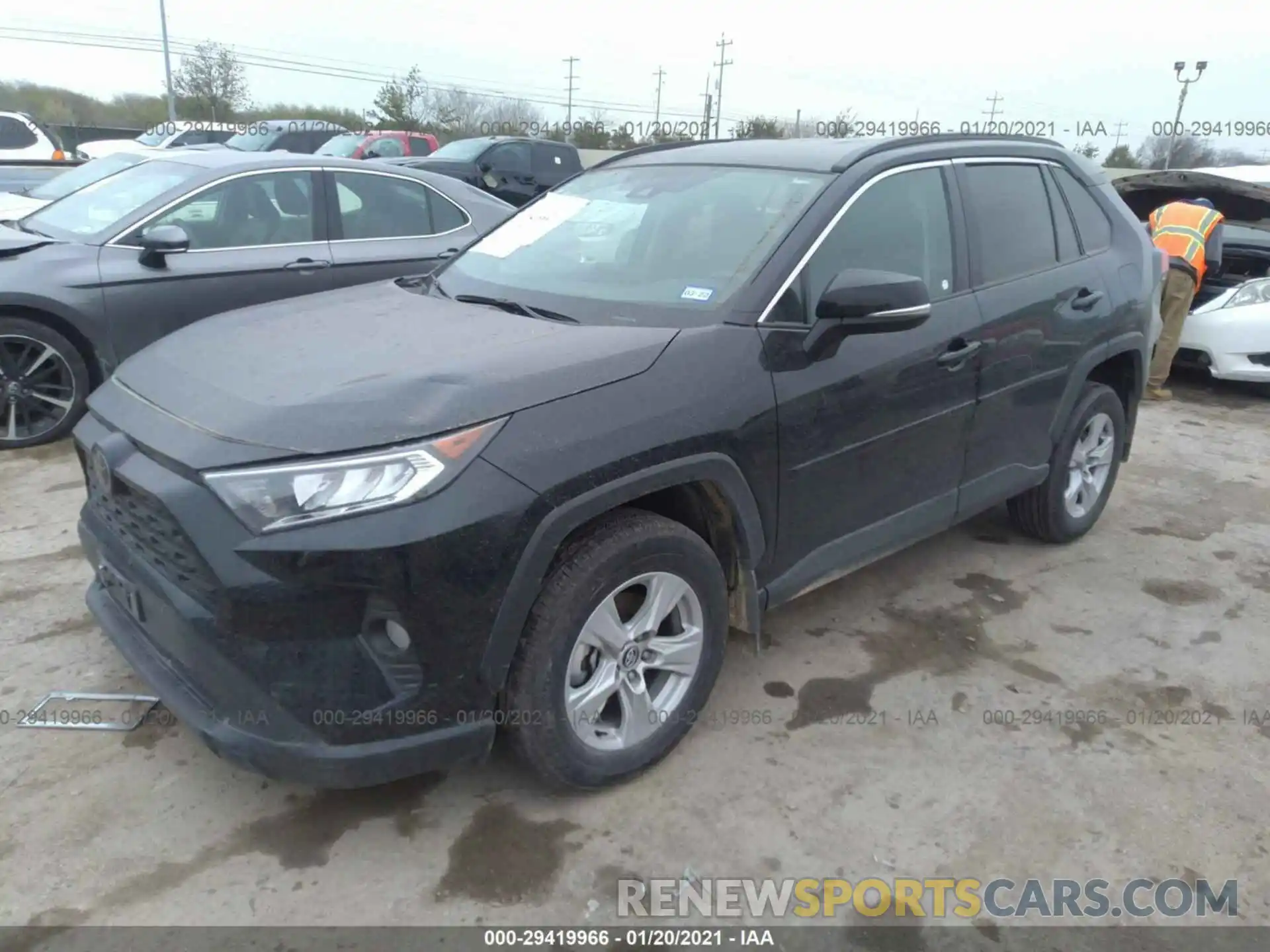 2 Photograph of a damaged car 2T3W1RFV8LC063119 TOYOTA RAV4 2020