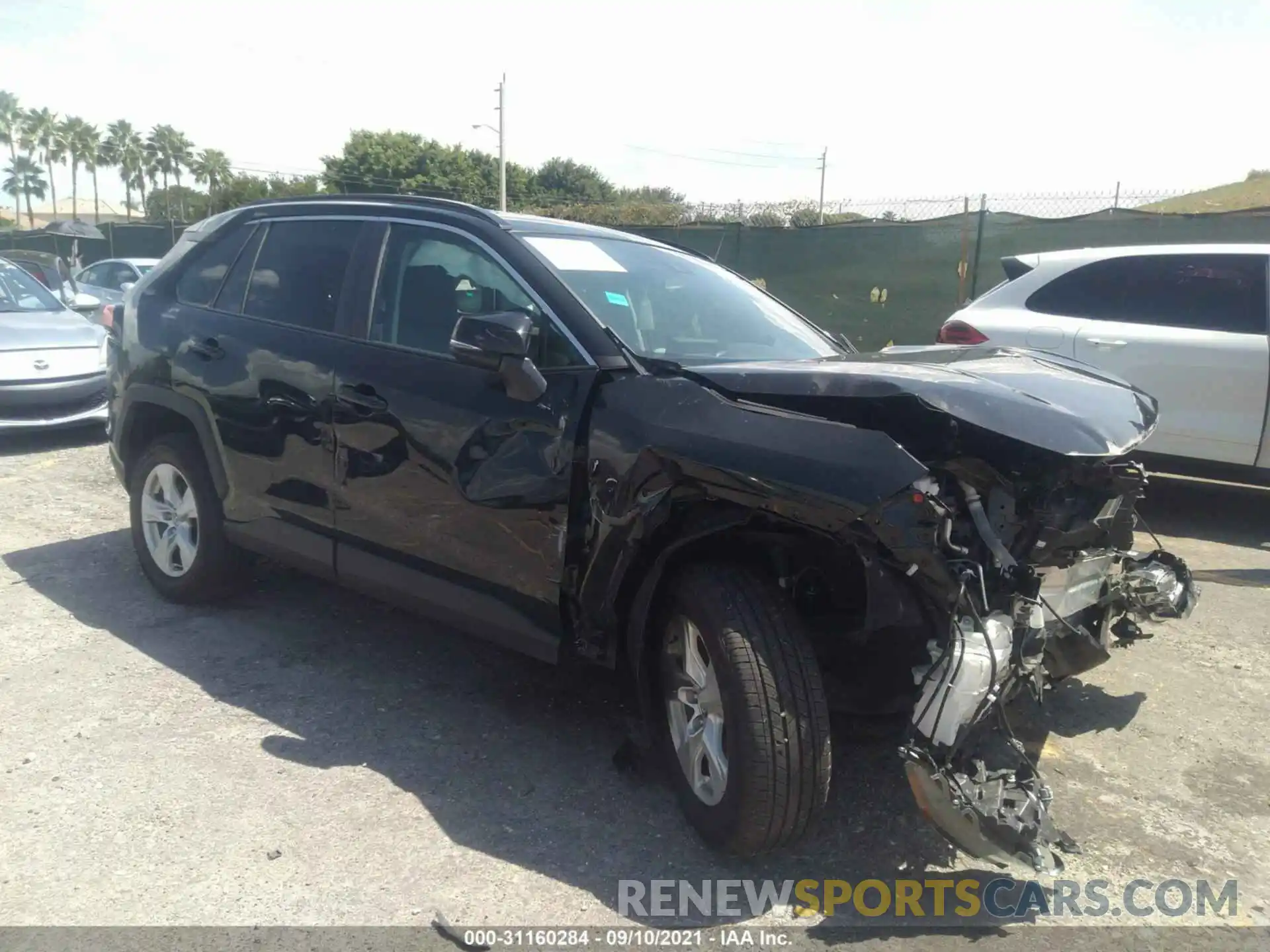 1 Photograph of a damaged car 2T3W1RFV8LC064884 TOYOTA RAV4 2020