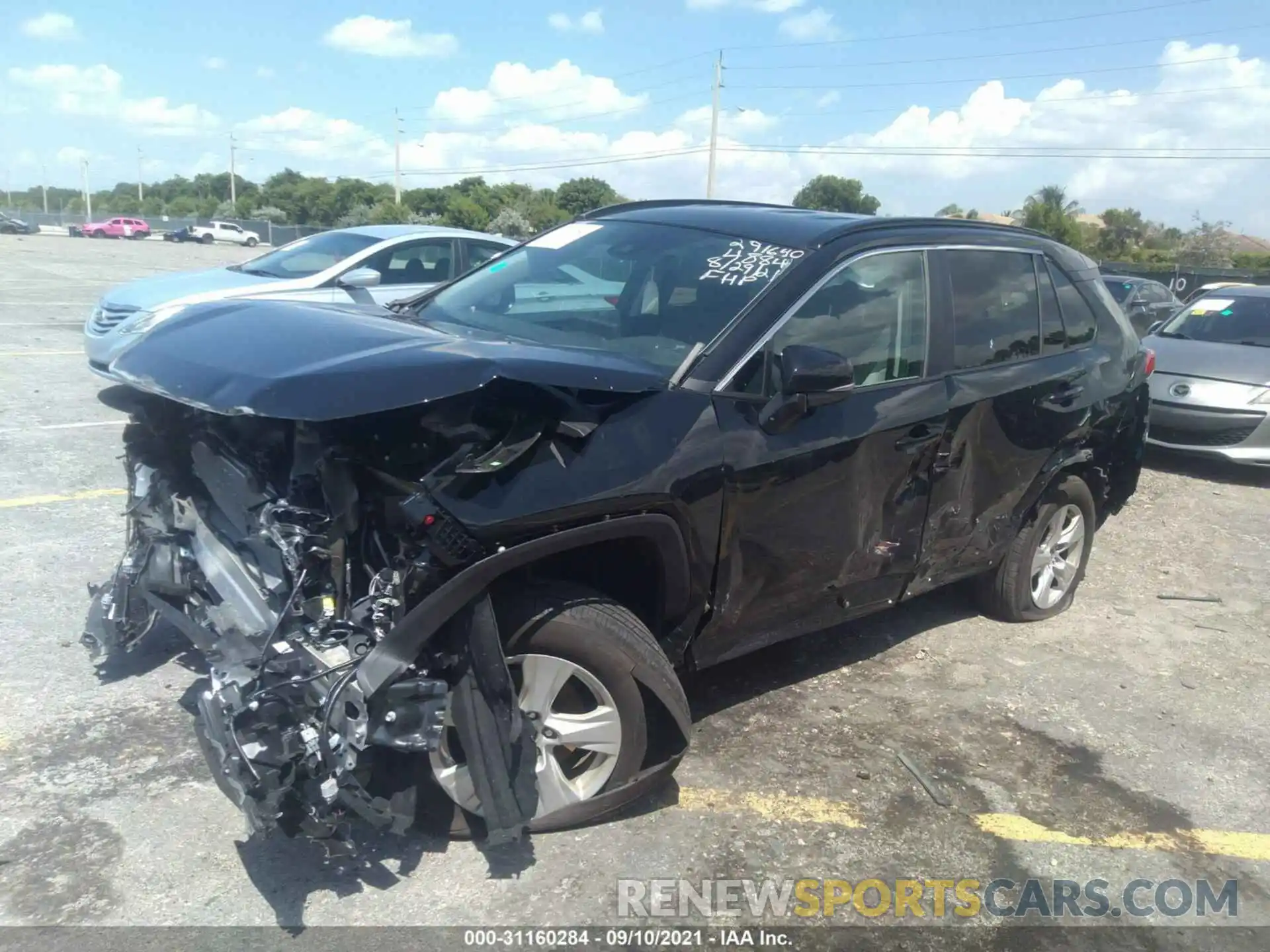 2 Photograph of a damaged car 2T3W1RFV8LC064884 TOYOTA RAV4 2020