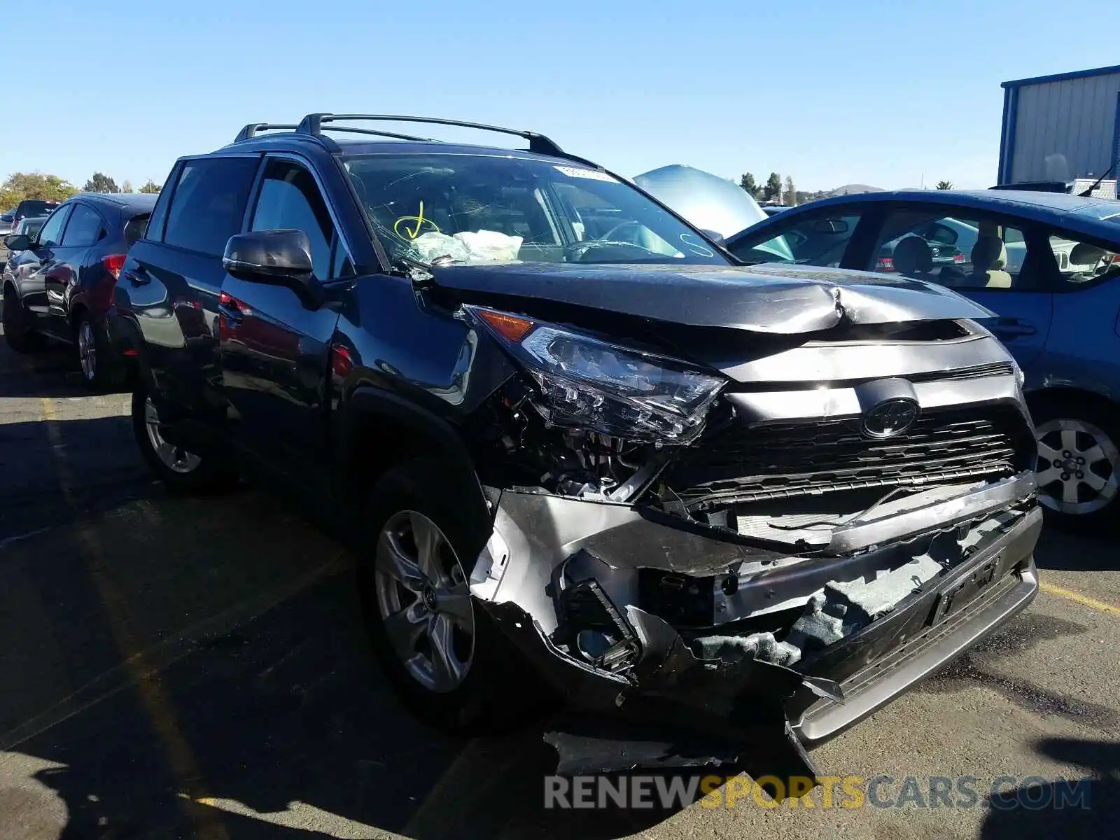 1 Photograph of a damaged car 2T3W1RFV8LC073603 TOYOTA RAV4 2020