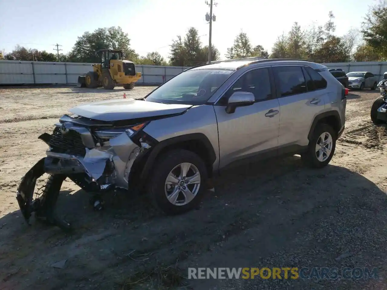 1 Photograph of a damaged car 2T3W1RFV8LW094353 TOYOTA RAV4 2020