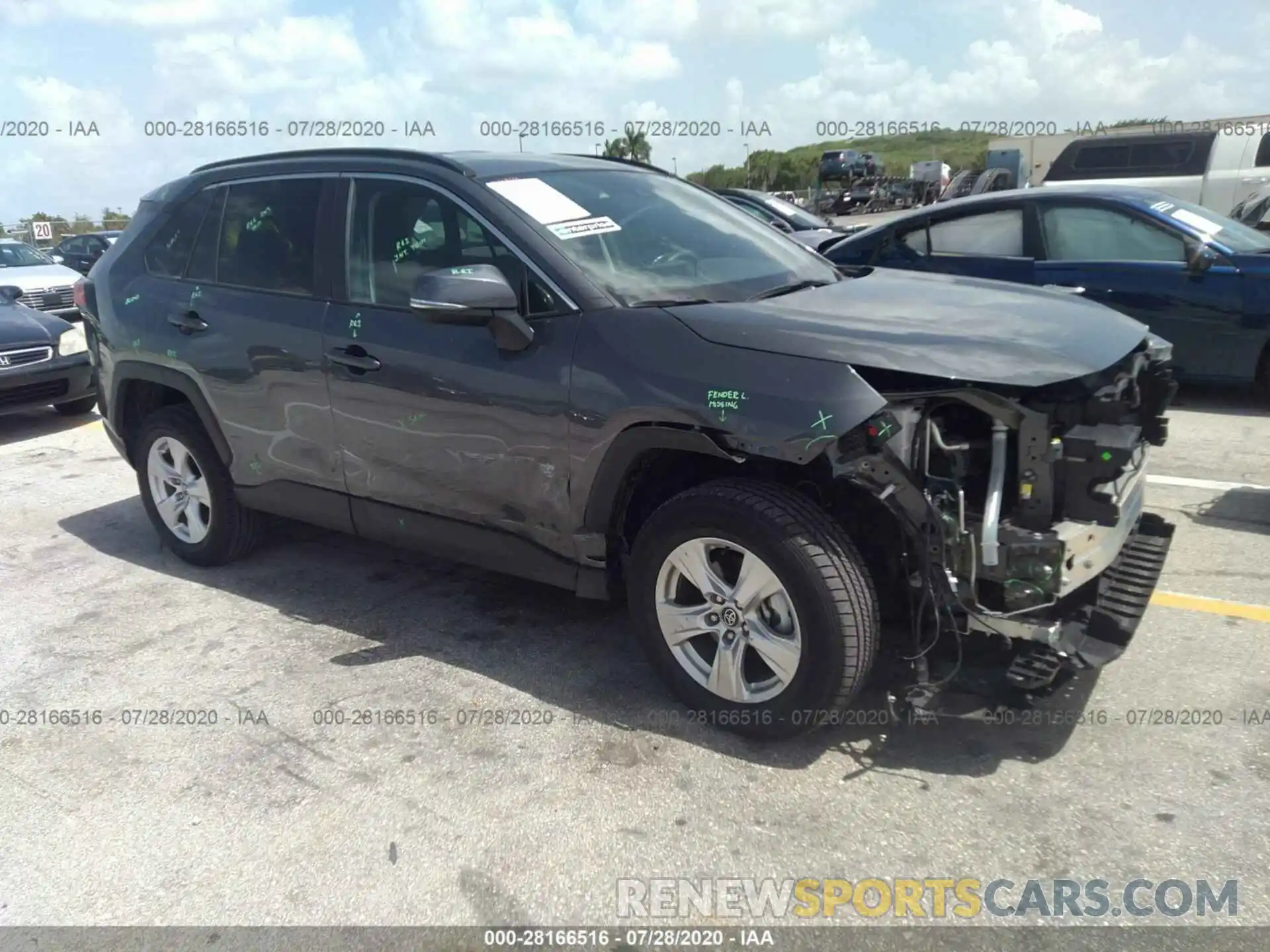 6 Photograph of a damaged car 2T3W1RFV9LC041548 TOYOTA RAV4 2020