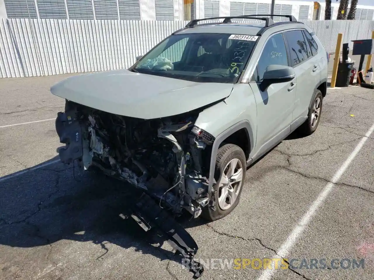 2 Photograph of a damaged car 2T3W1RFV9LC044594 TOYOTA RAV4 2020