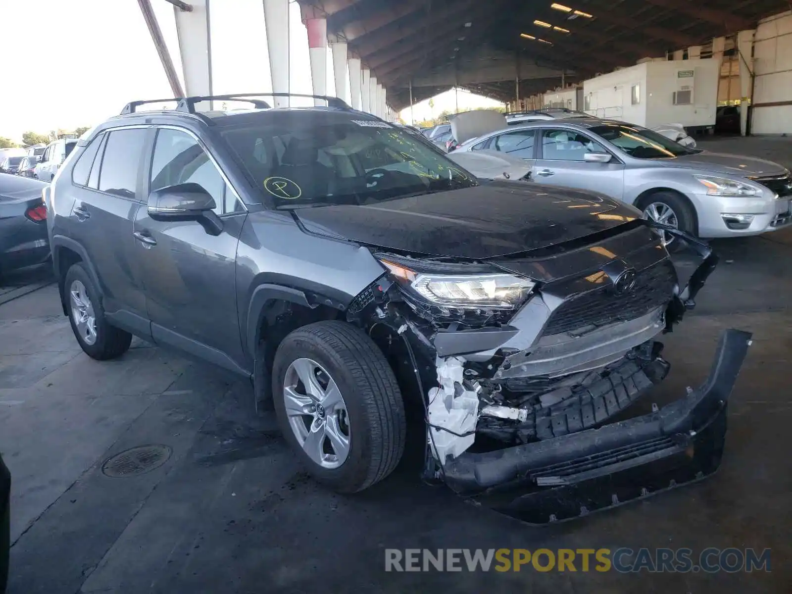 1 Photograph of a damaged car 2T3W1RFV9LC046944 TOYOTA RAV4 2020