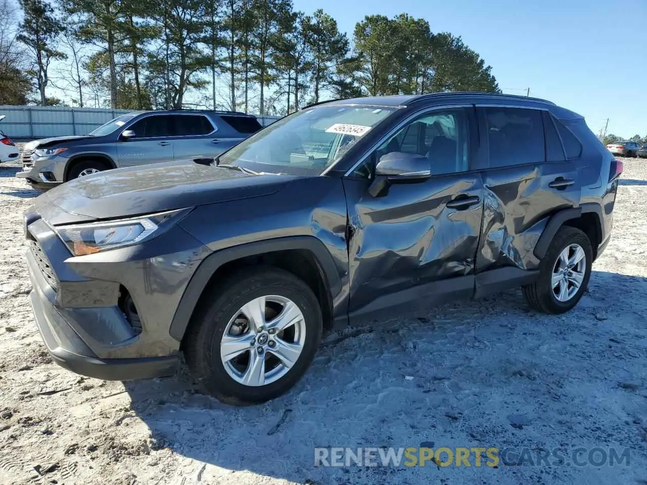 1 Photograph of a damaged car 2T3W1RFV9LC053179 TOYOTA RAV4 2020