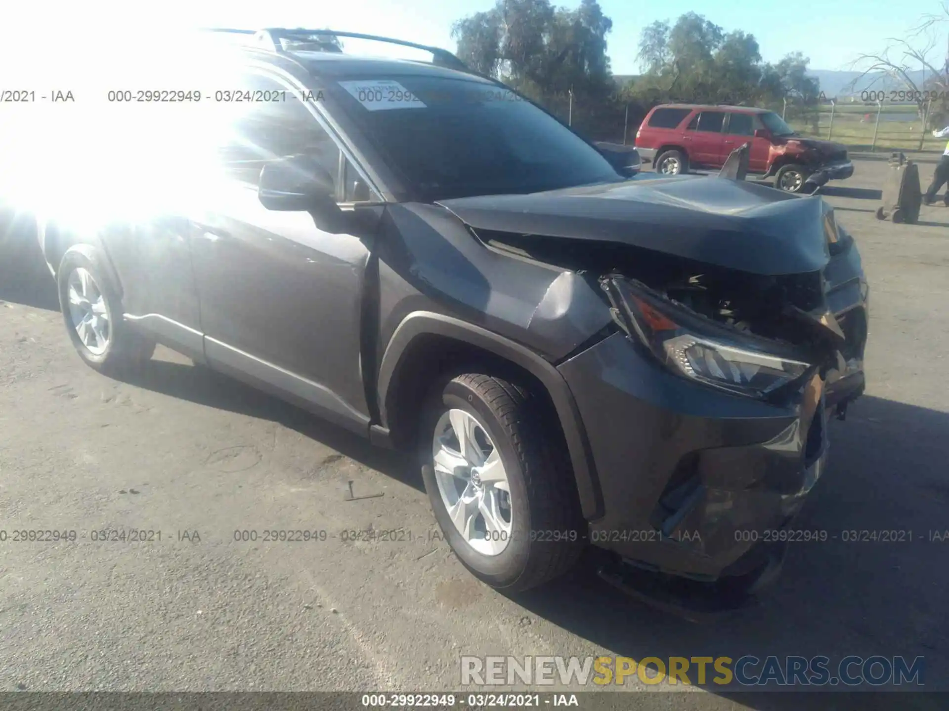 1 Photograph of a damaged car 2T3W1RFV9LC064005 TOYOTA RAV4 2020