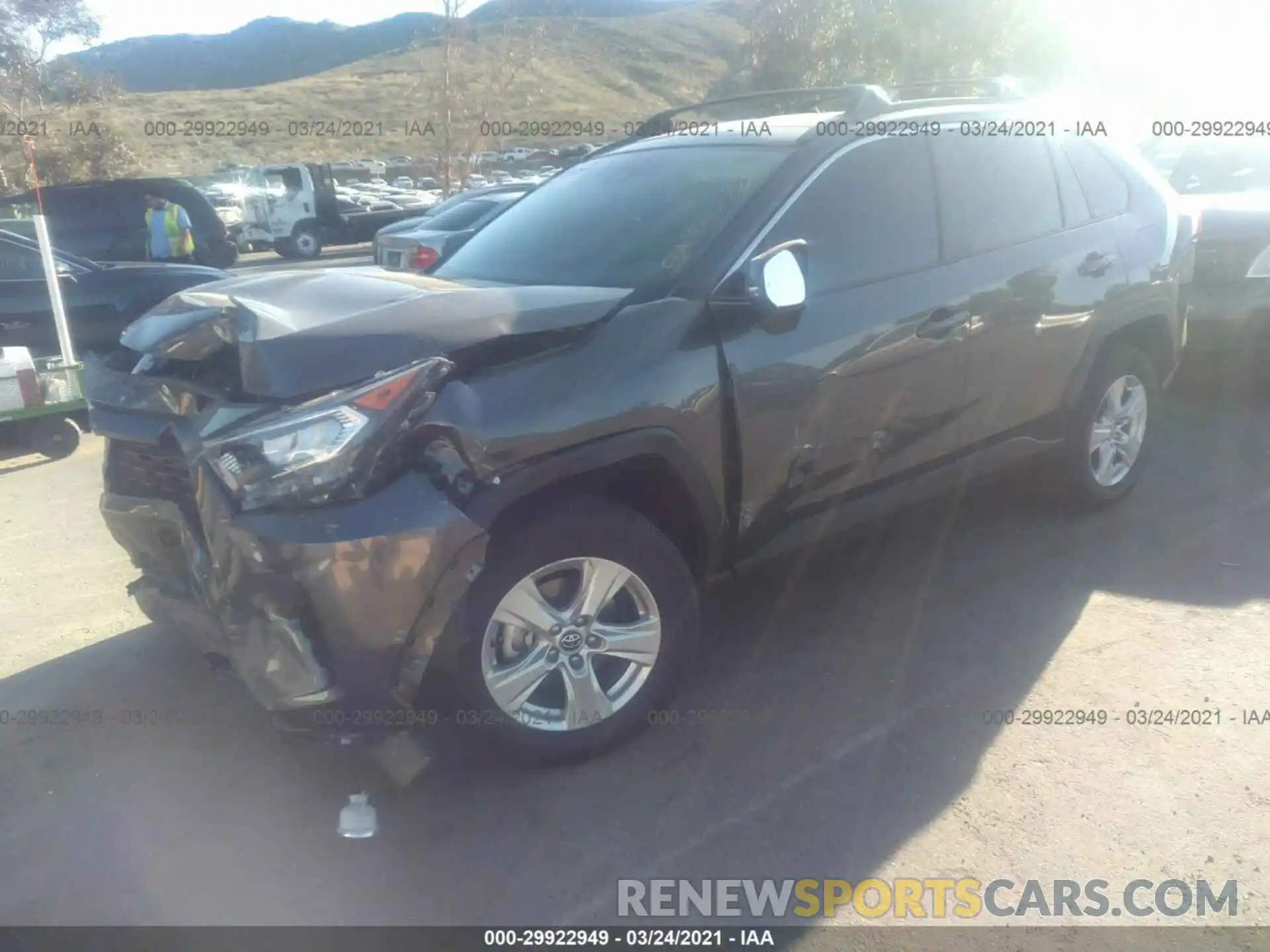 2 Photograph of a damaged car 2T3W1RFV9LC064005 TOYOTA RAV4 2020