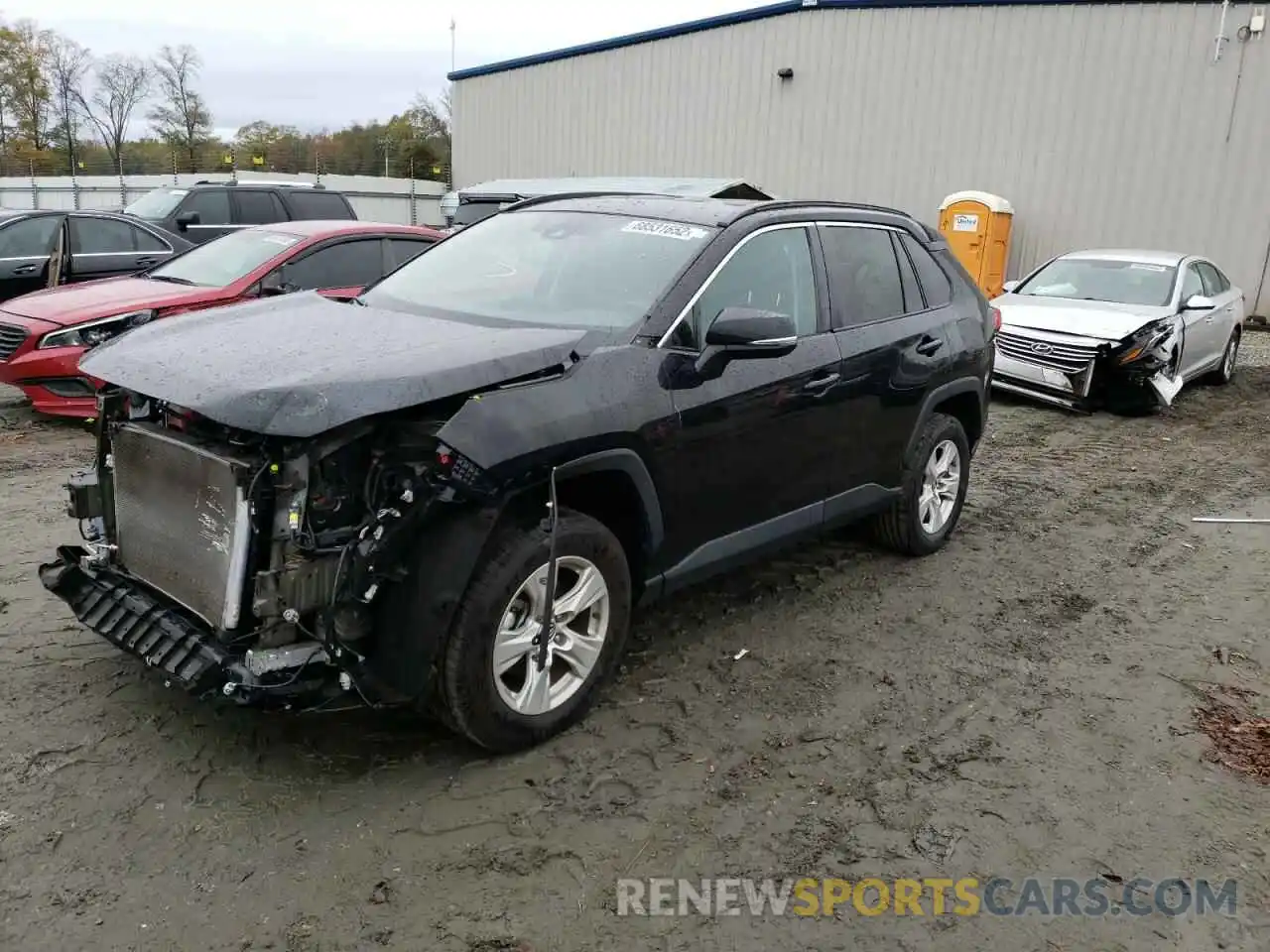 1 Photograph of a damaged car 2T3W1RFV9LC064683 TOYOTA RAV4 2020