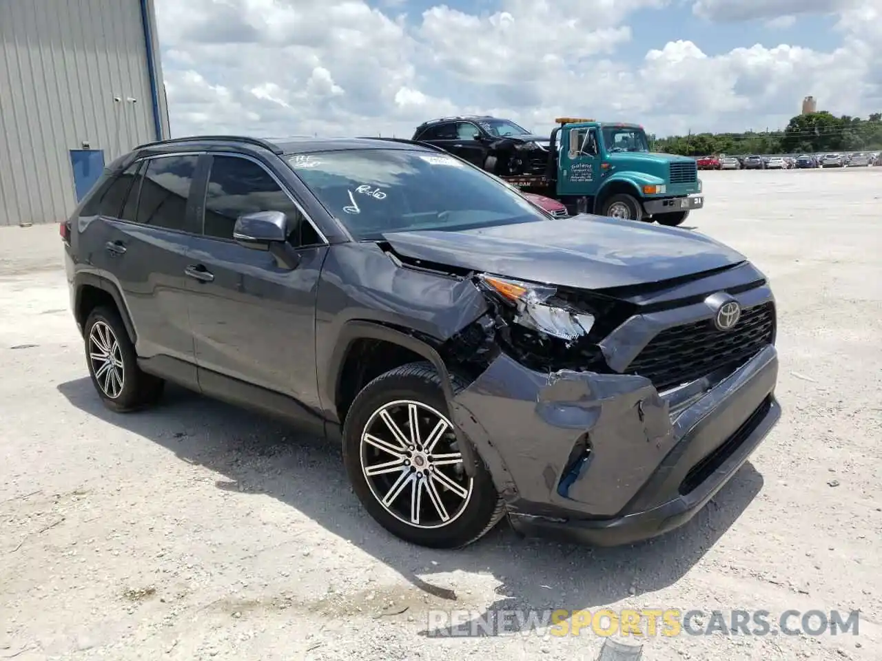 1 Photograph of a damaged car 2T3W1RFV9LC067258 TOYOTA RAV4 2020