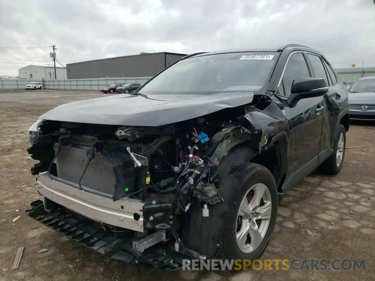 2 Photograph of a damaged car 2T3W1RFV9LC072122 TOYOTA RAV4 2020