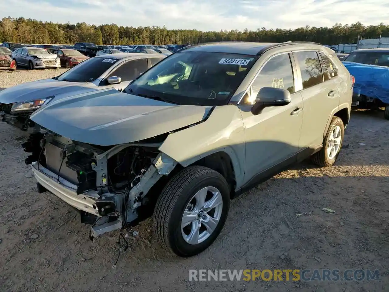 2 Photograph of a damaged car 2T3W1RFV9LC079569 TOYOTA RAV4 2020