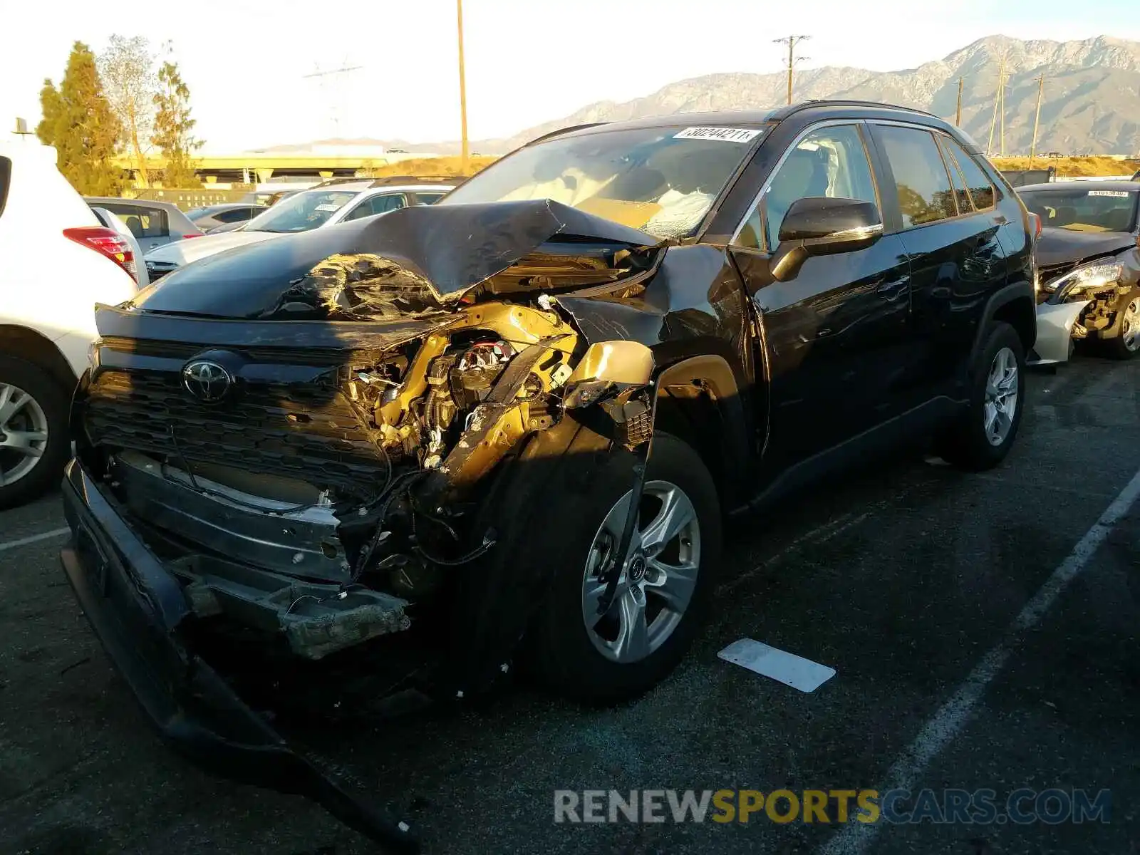 2 Photograph of a damaged car 2T3W1RFV9LW061863 TOYOTA RAV4 2020