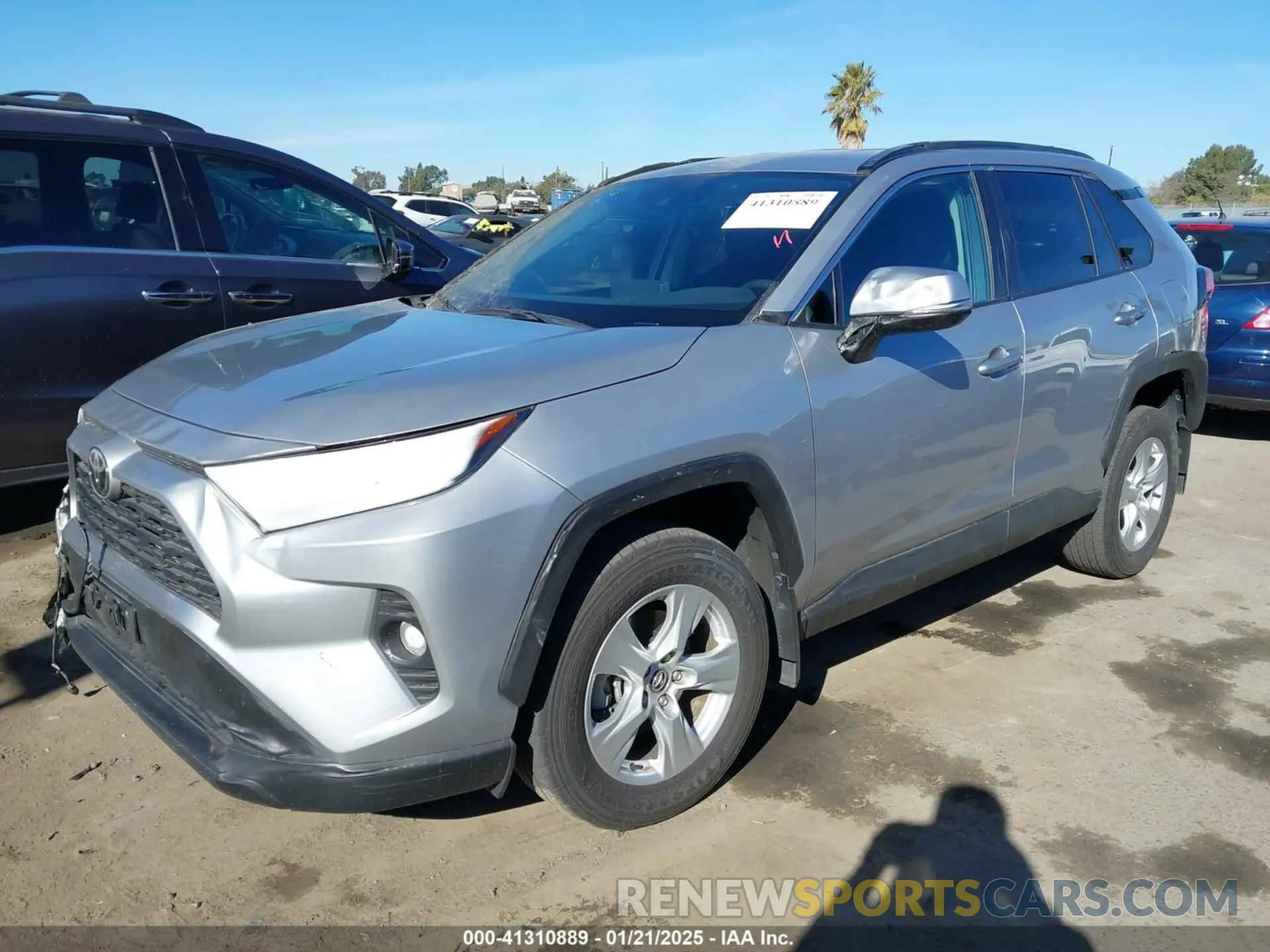 2 Photograph of a damaged car 2T3W1RFV9LW087203 TOYOTA RAV4 2020