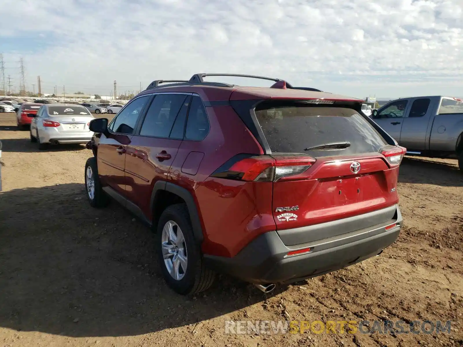 3 Photograph of a damaged car 2T3W1RFV9LW090005 TOYOTA RAV4 2020