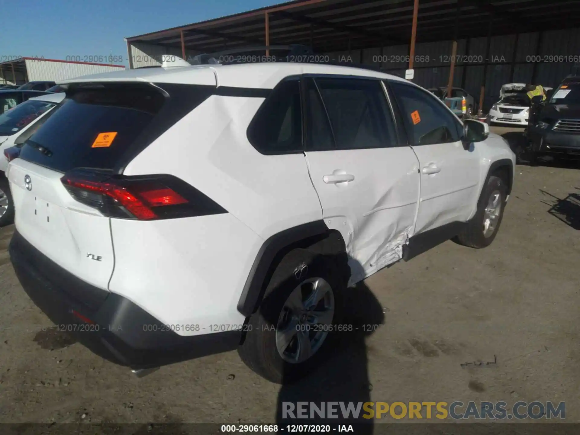 4 Photograph of a damaged car 2T3W1RFV9LW094152 TOYOTA RAV4 2020